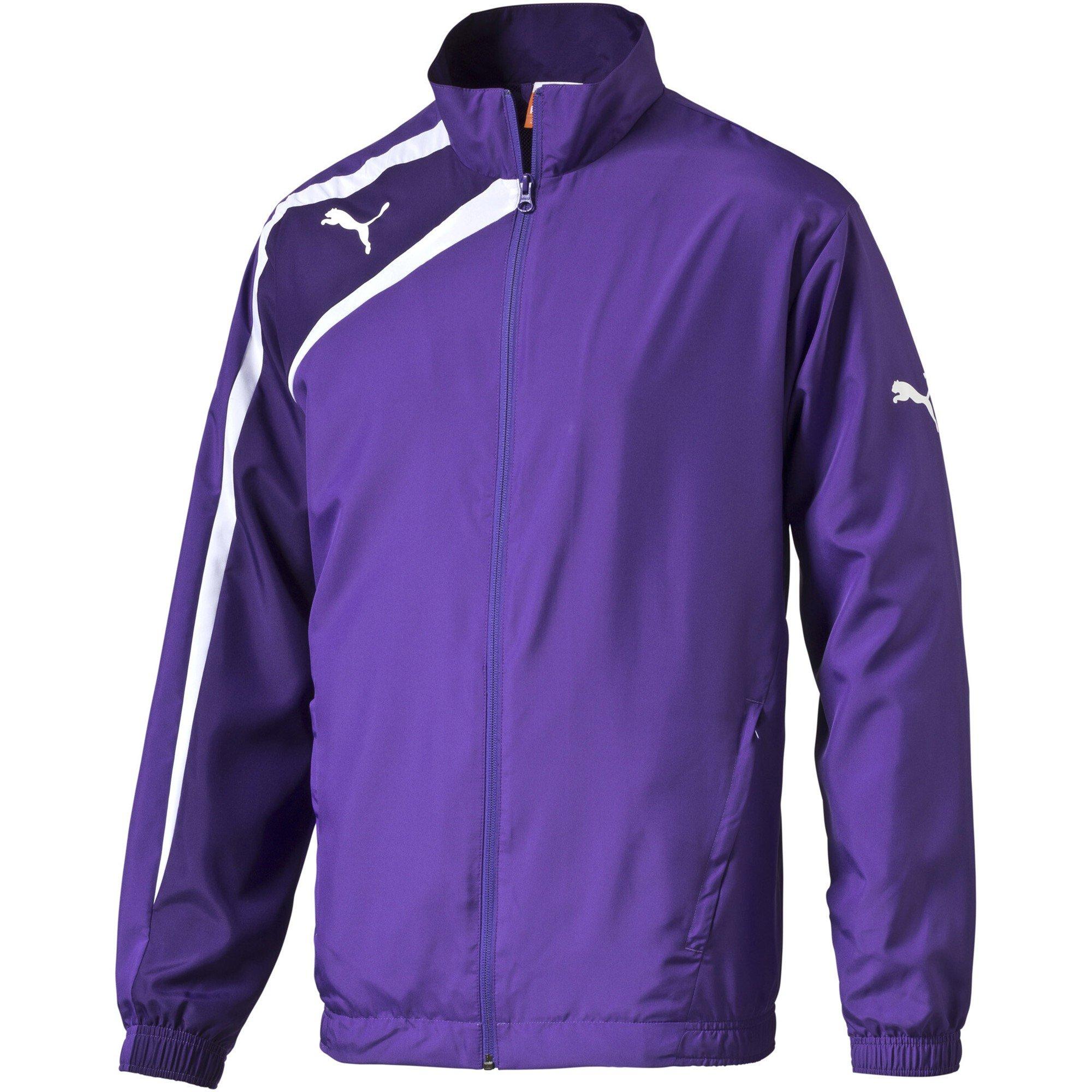 Puma Boys (F1) Spirit Woven Jacket Team Juniors - Purple - 14 (2XL)