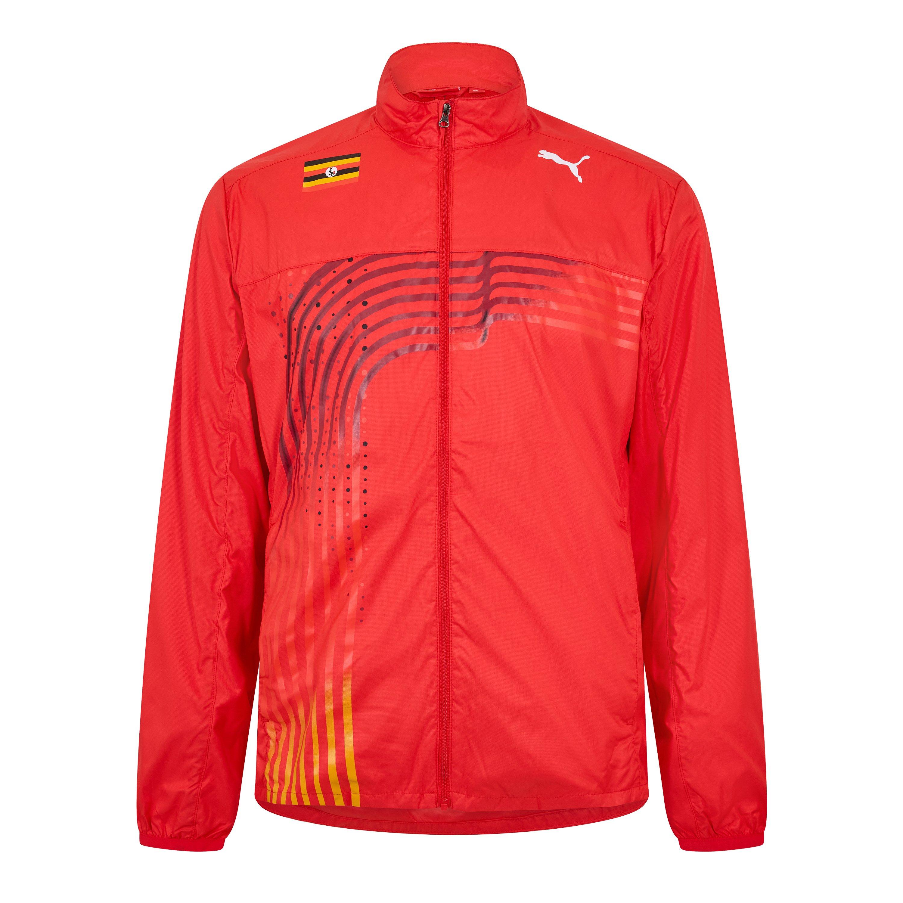 Red - Puma - (5) Warm-Up Jacket Mens - 1