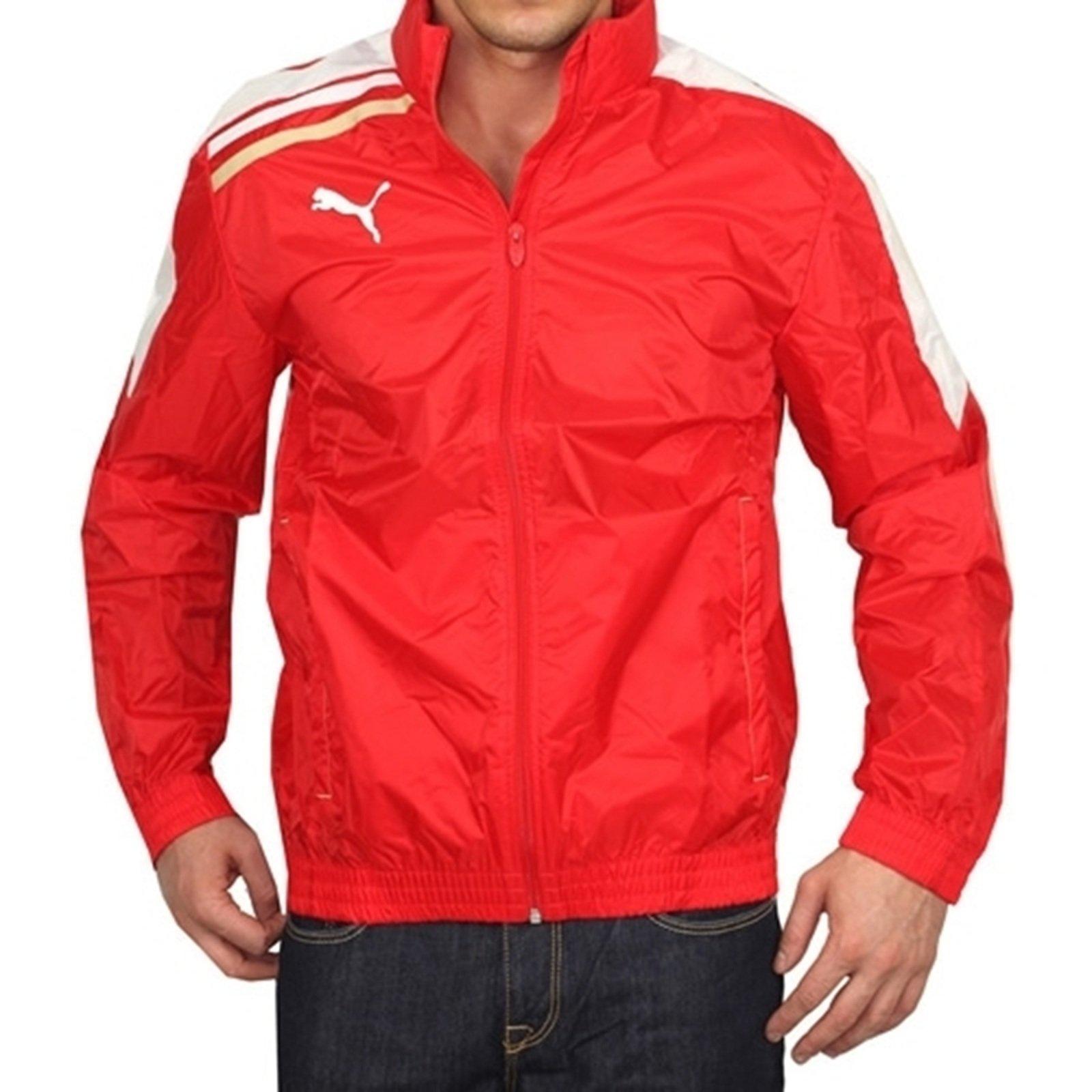 Red - Puma - Men's Rain Performance Training Jacket - 2
