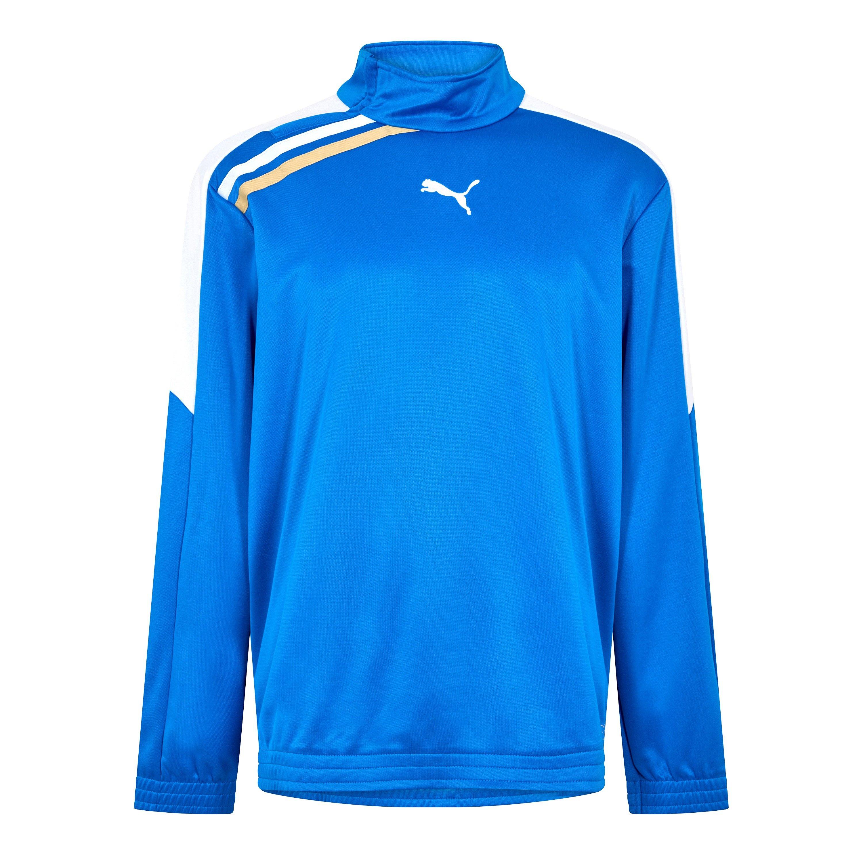 Puma Men's Half Zip Performance Training Jacket - Blue - S