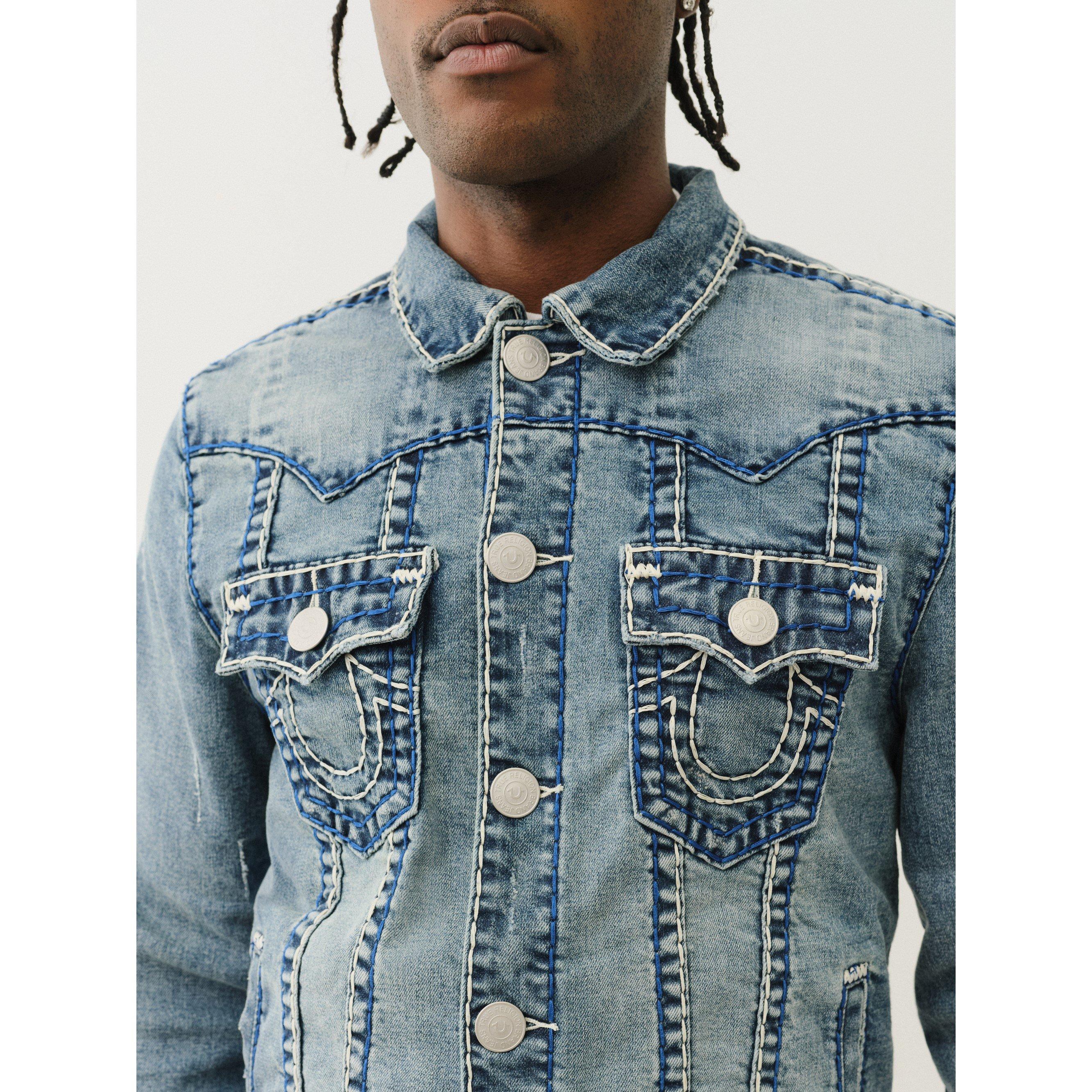 Albarn Wash - True Religion - True Dem Jim Jckt Sn99 - 3