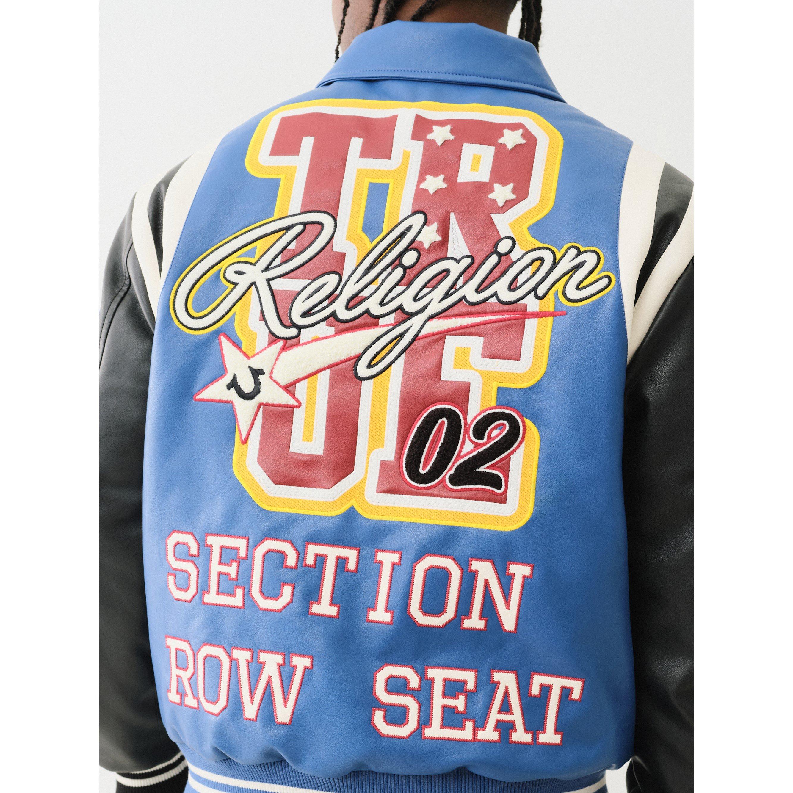 Blue / Black - True Religion - True Pu Jacket Sn99 - 4