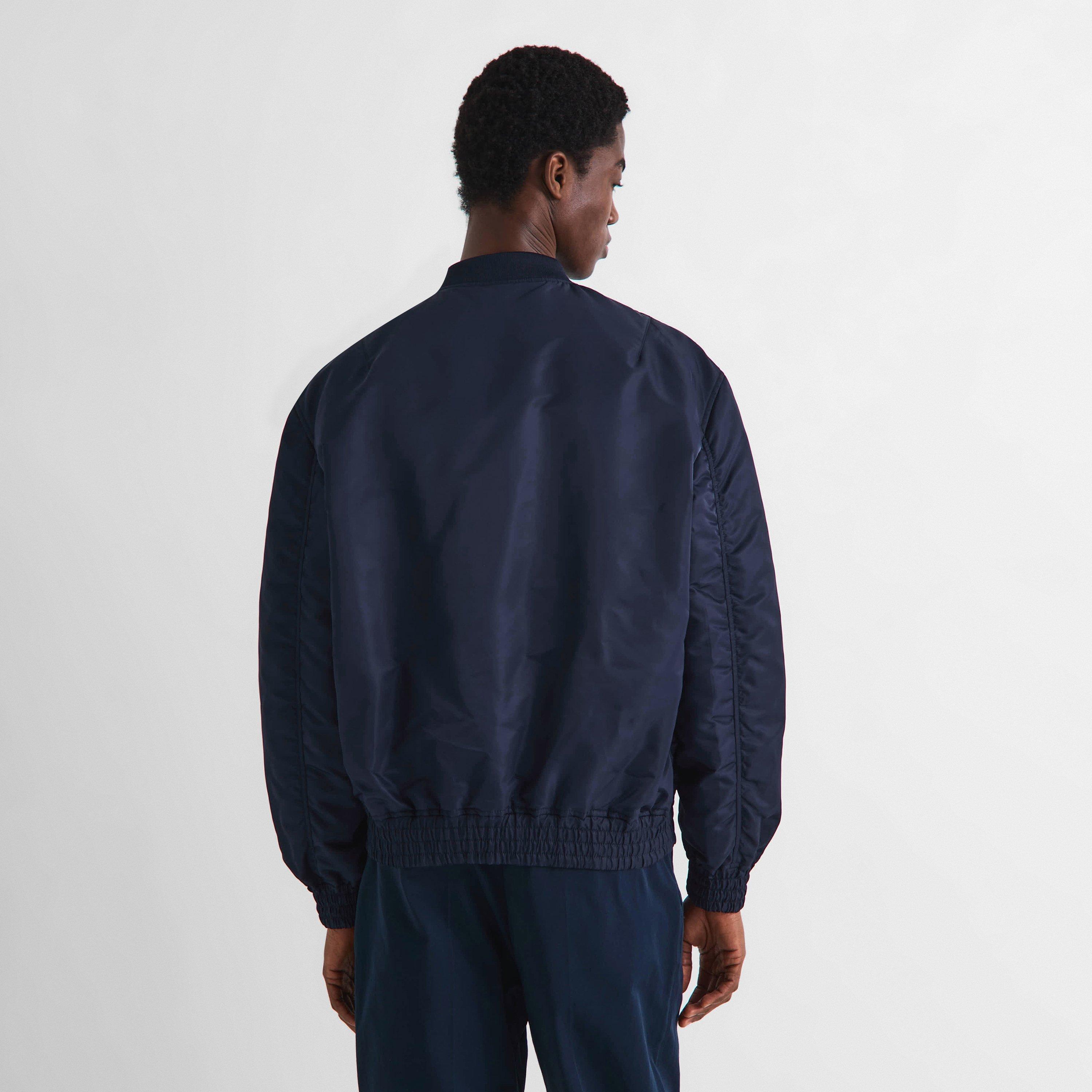 Navy Peony - Valentino - Val Nylon Parka Sn64 - 4