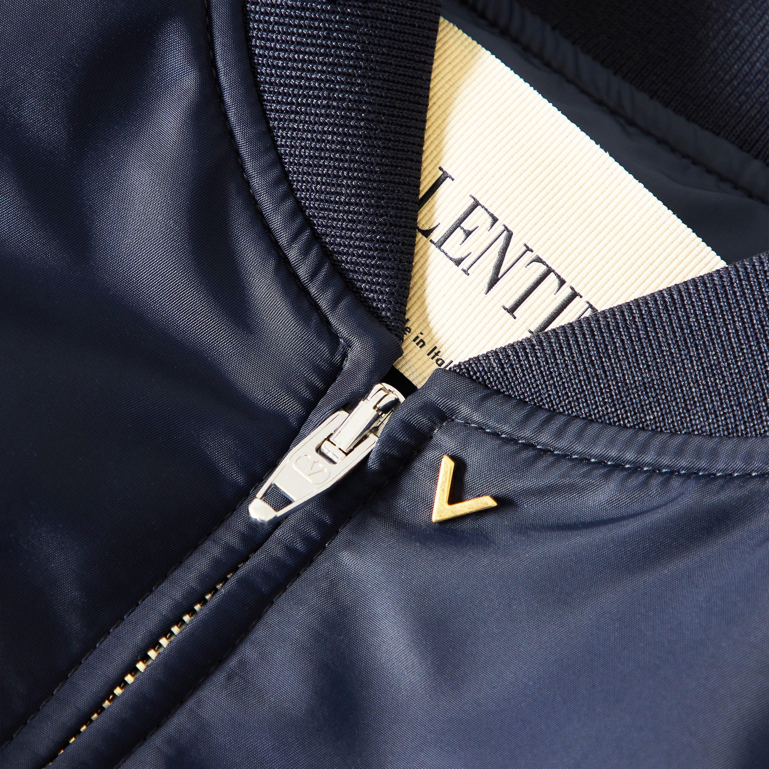 Navy Peony - Valentino - Val Nylon Parka Sn64 - 5