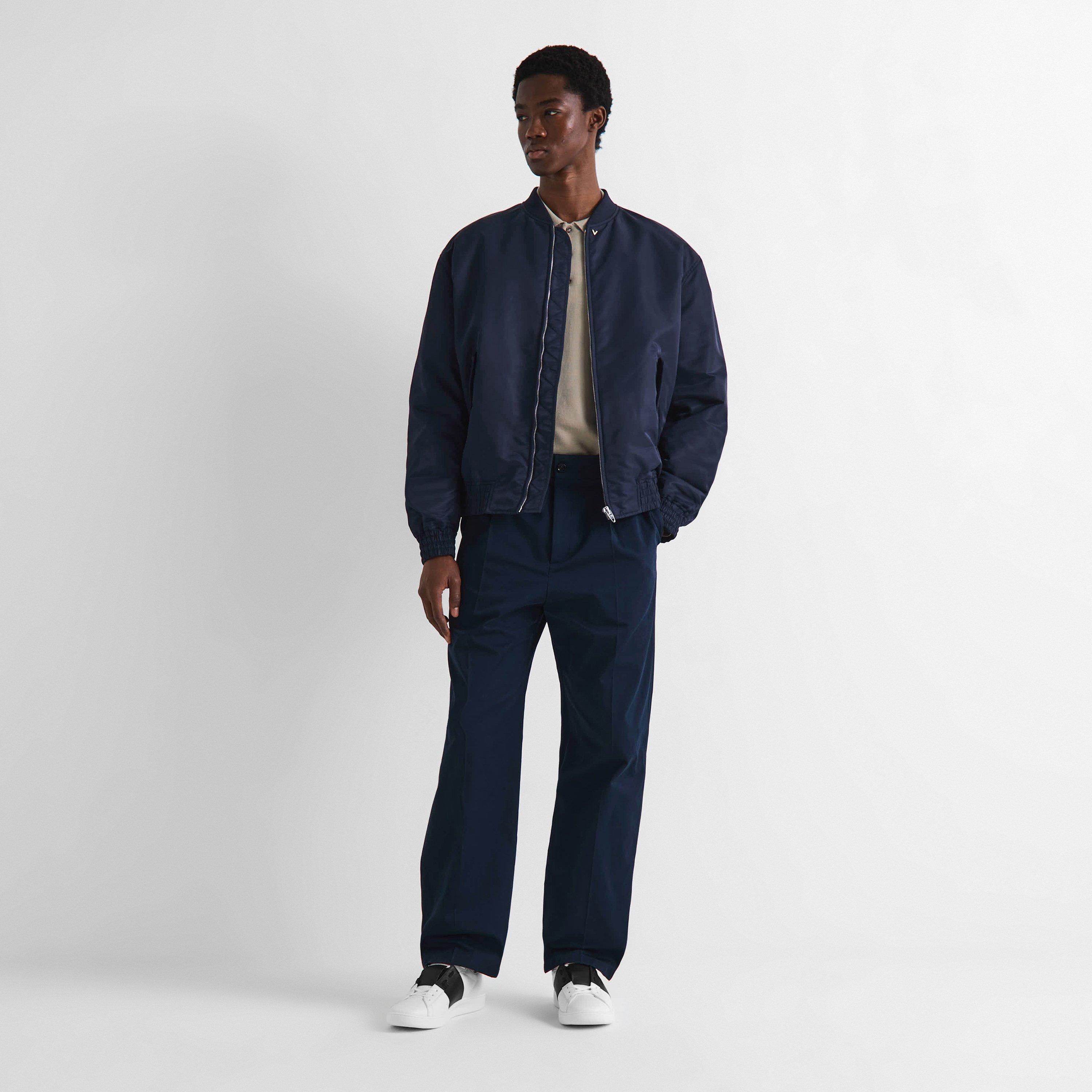 Navy Peony - Valentino - Val Nylon Parka Sn64 - 6