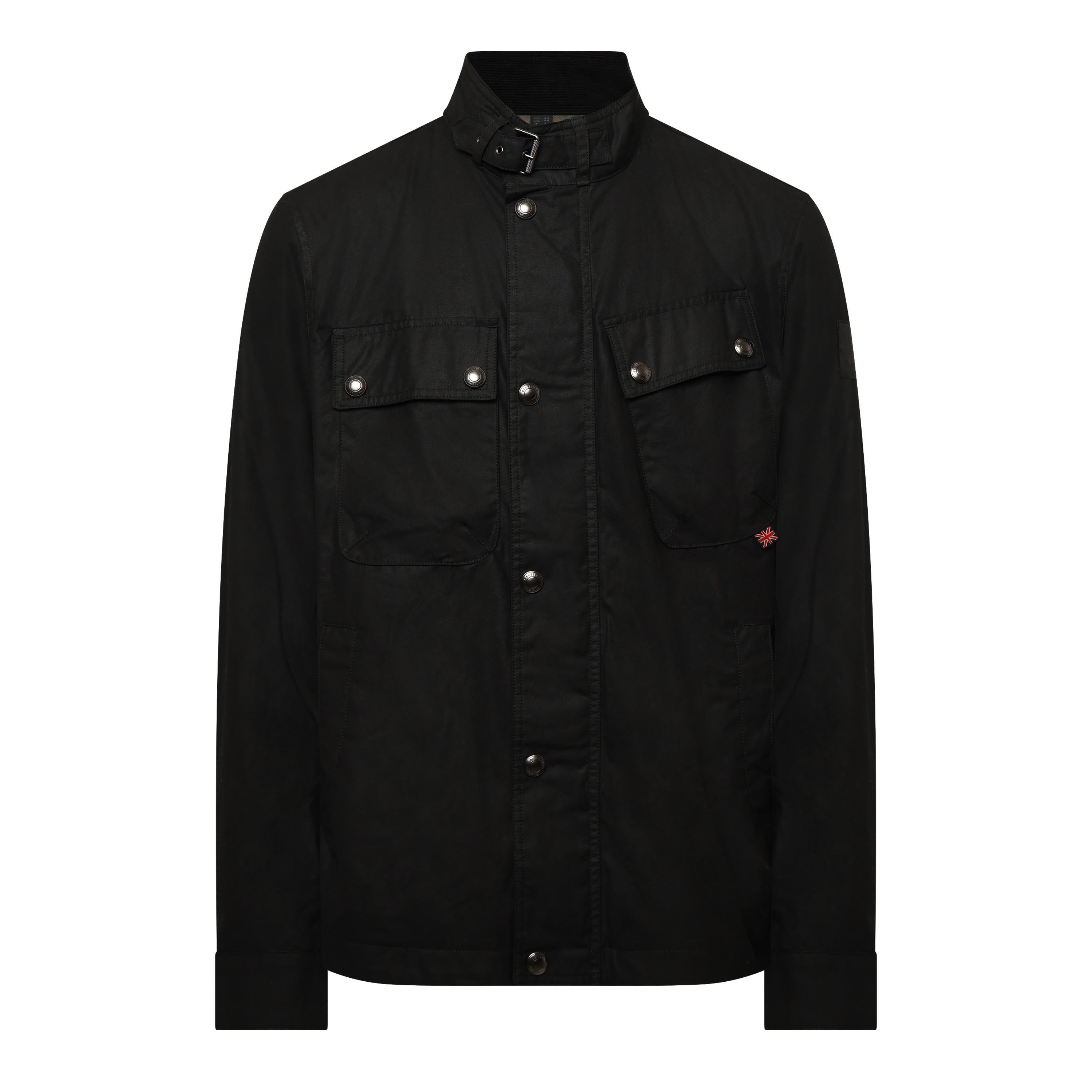 Black - Belstaff - Men's Beat Waxed Jacket - 1