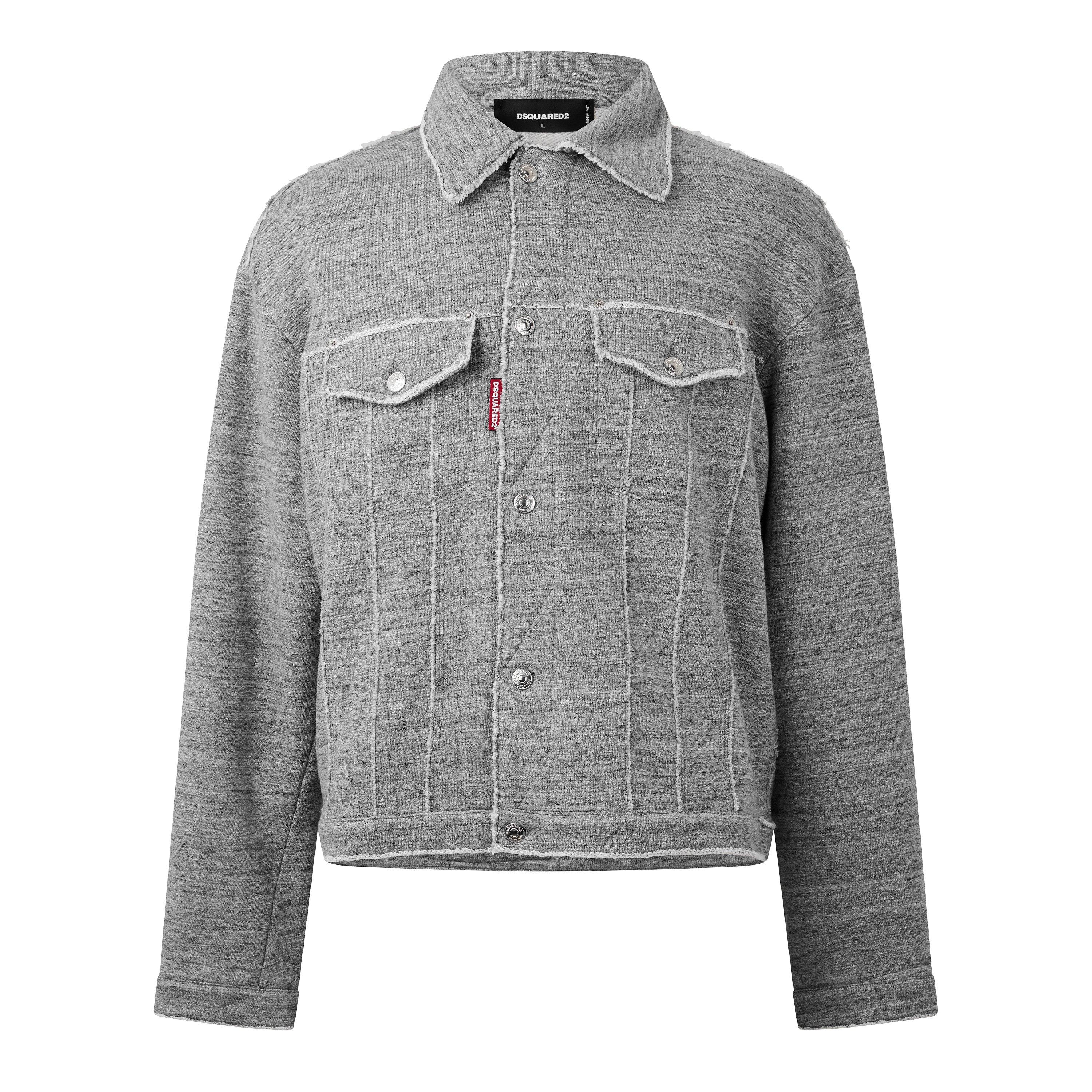 Grey Melange - DSquared2 - DSQ Flc Over Jean Jk Sn63 - 1