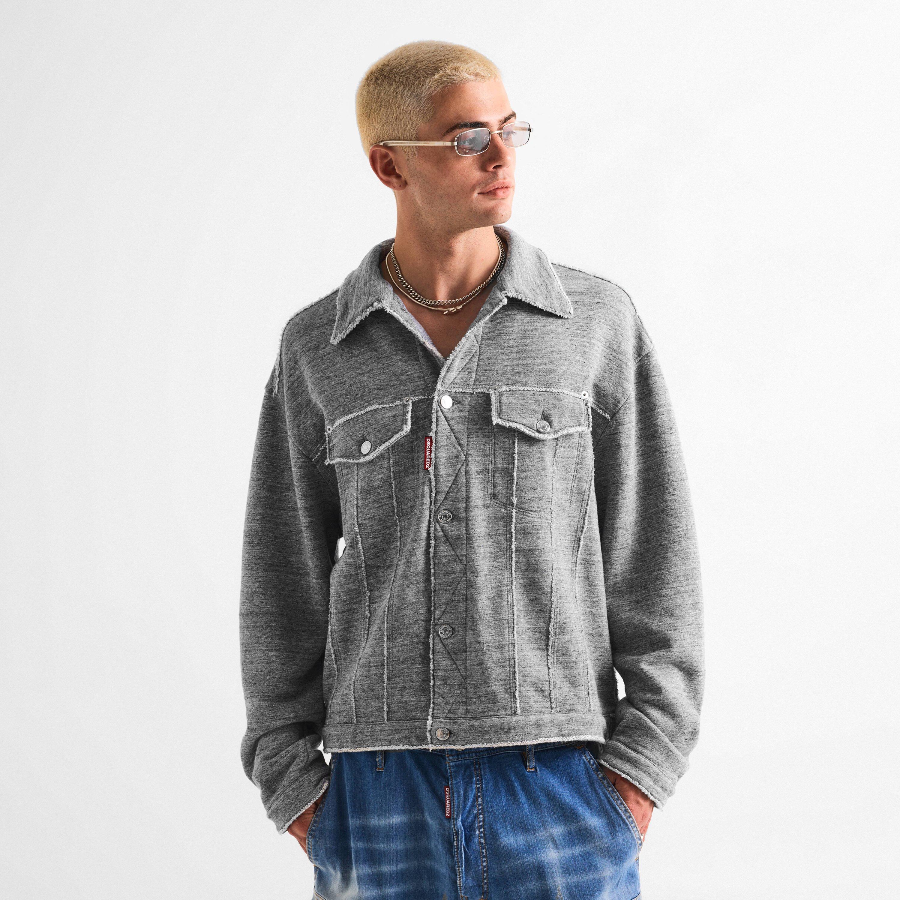 Grey Melange - DSquared2 - DSQ Flc Over Jean Jk Sn63 - 3