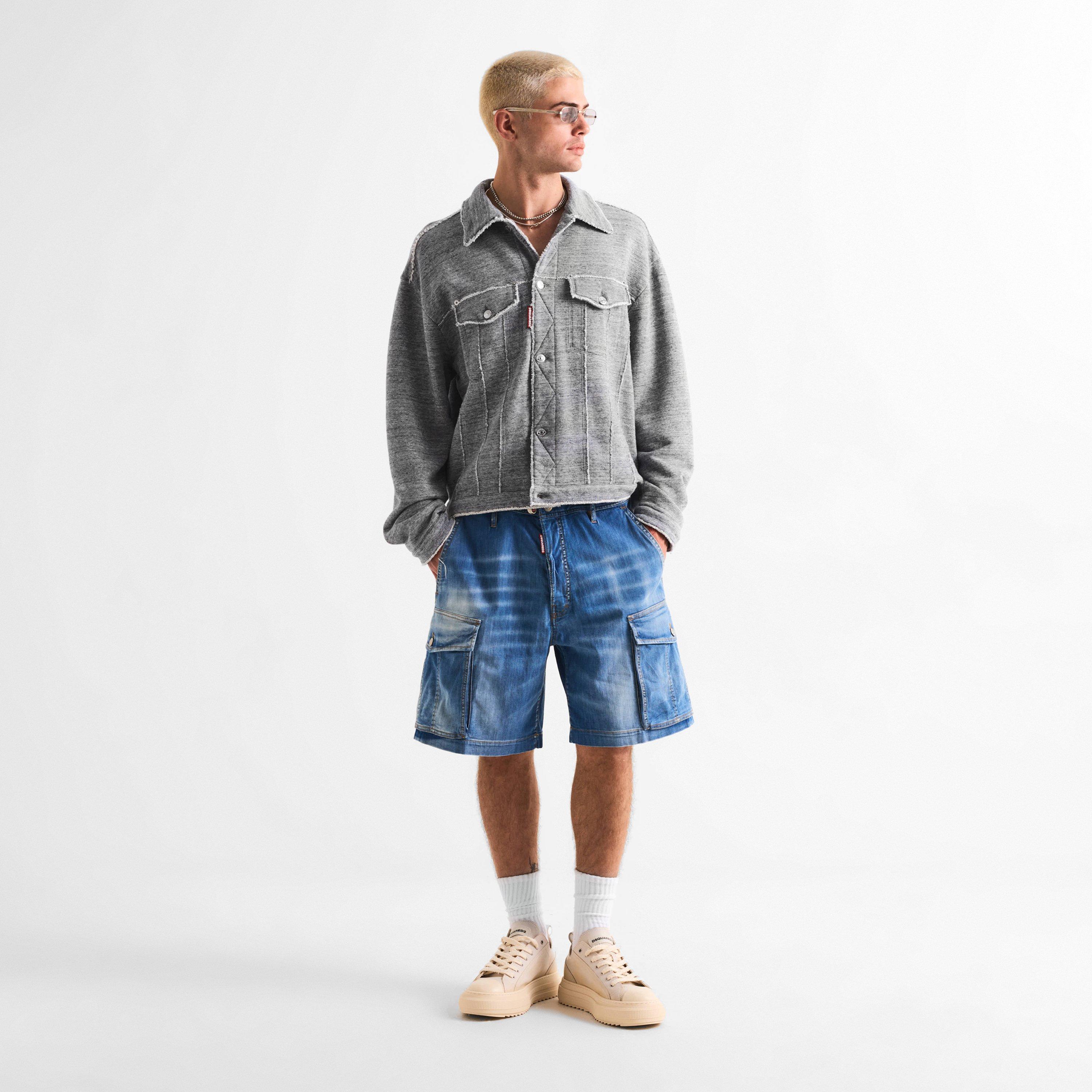 Grey Melange - DSquared2 - DSQ Flc Over Jean Jk Sn63 - 6