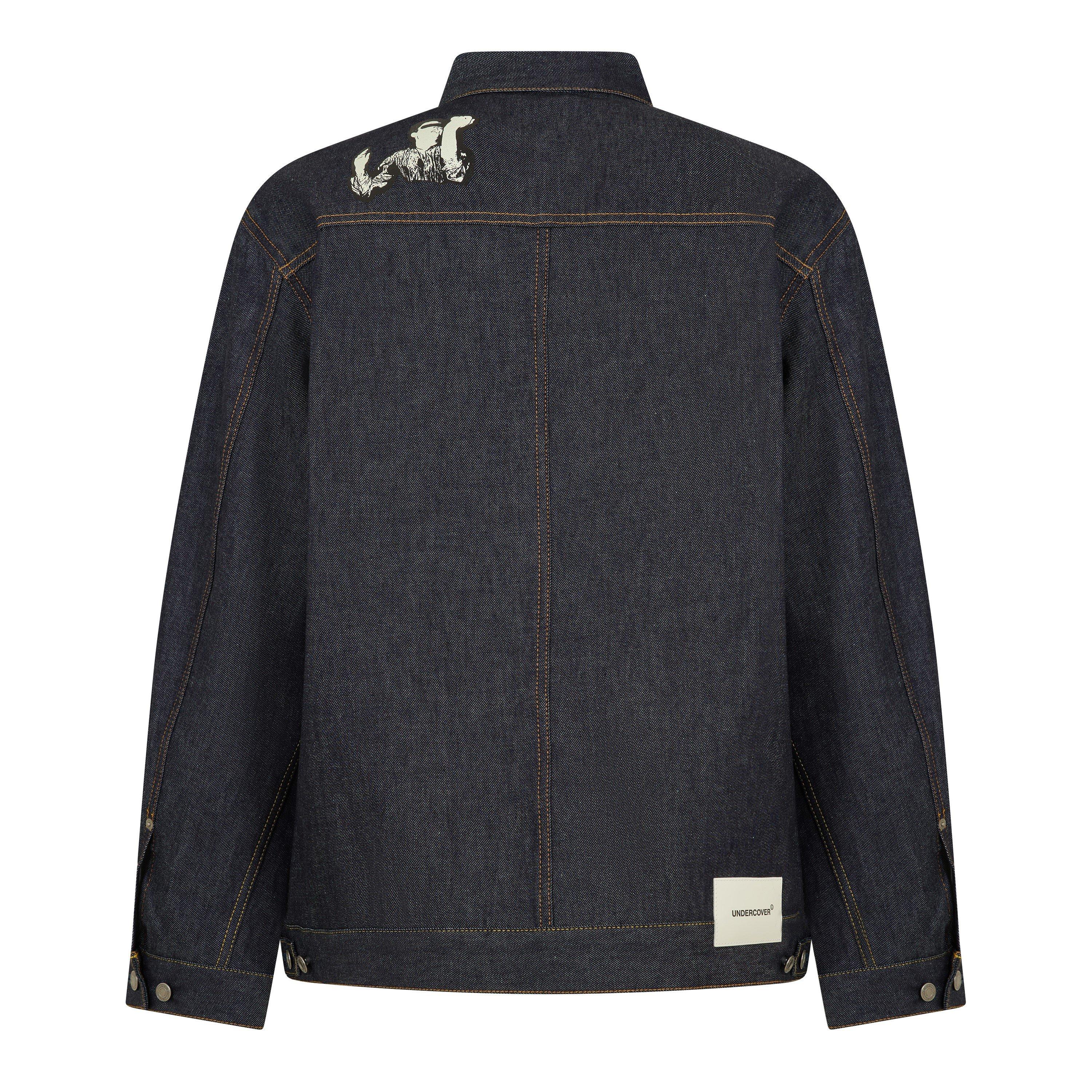 Indigo - Undercover - Men's Mind Parasites Denim Jacket - 2