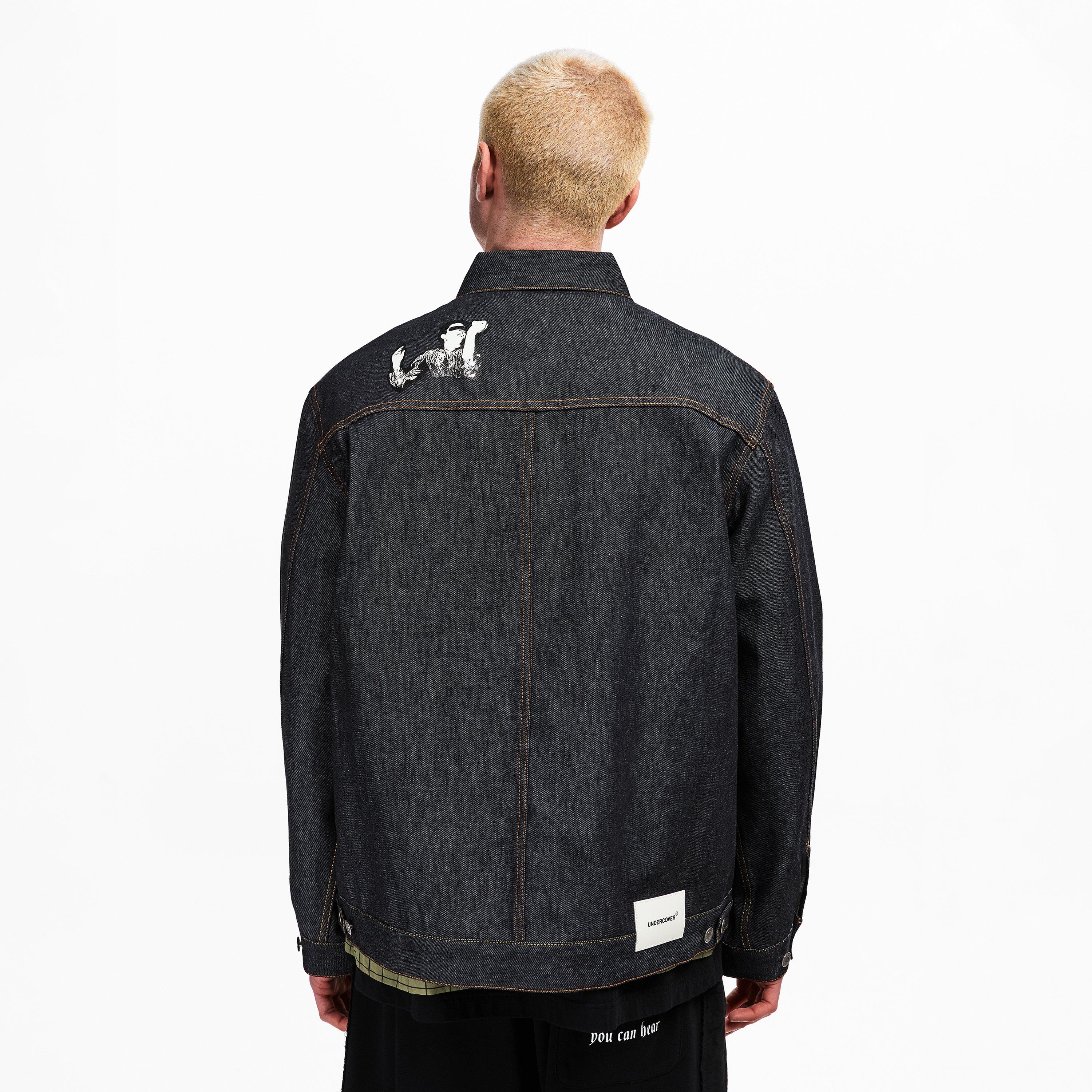 Indigo - Undercover - Men's Mind Parasites Denim Jacket - 4