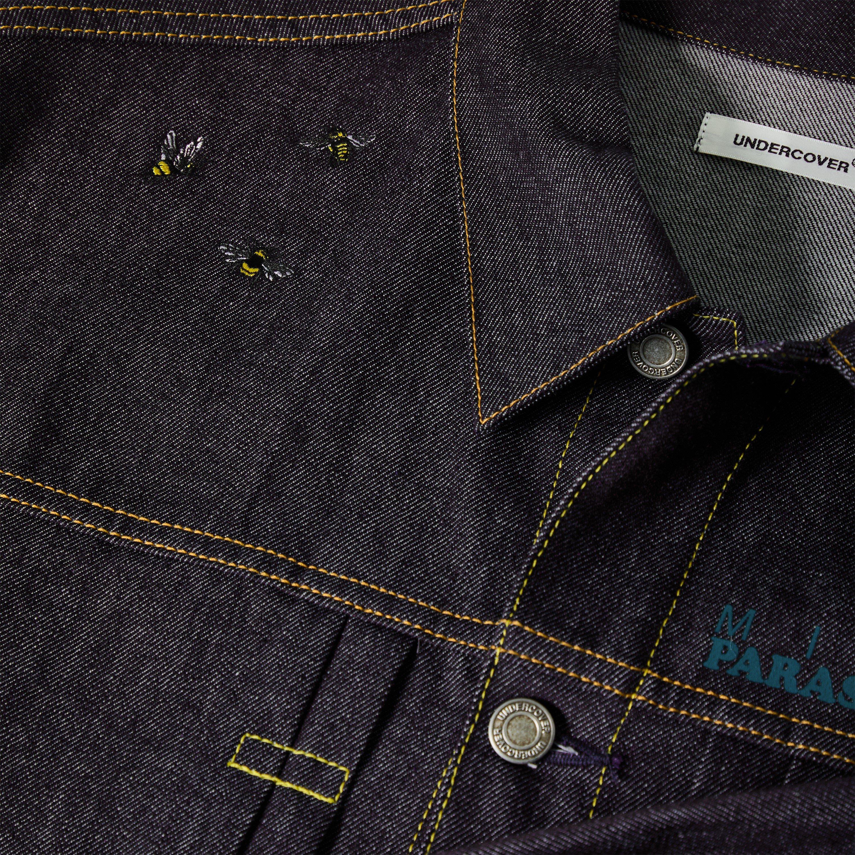 Indigo - Undercover - Men's Mind Parasites Denim Jacket - 5