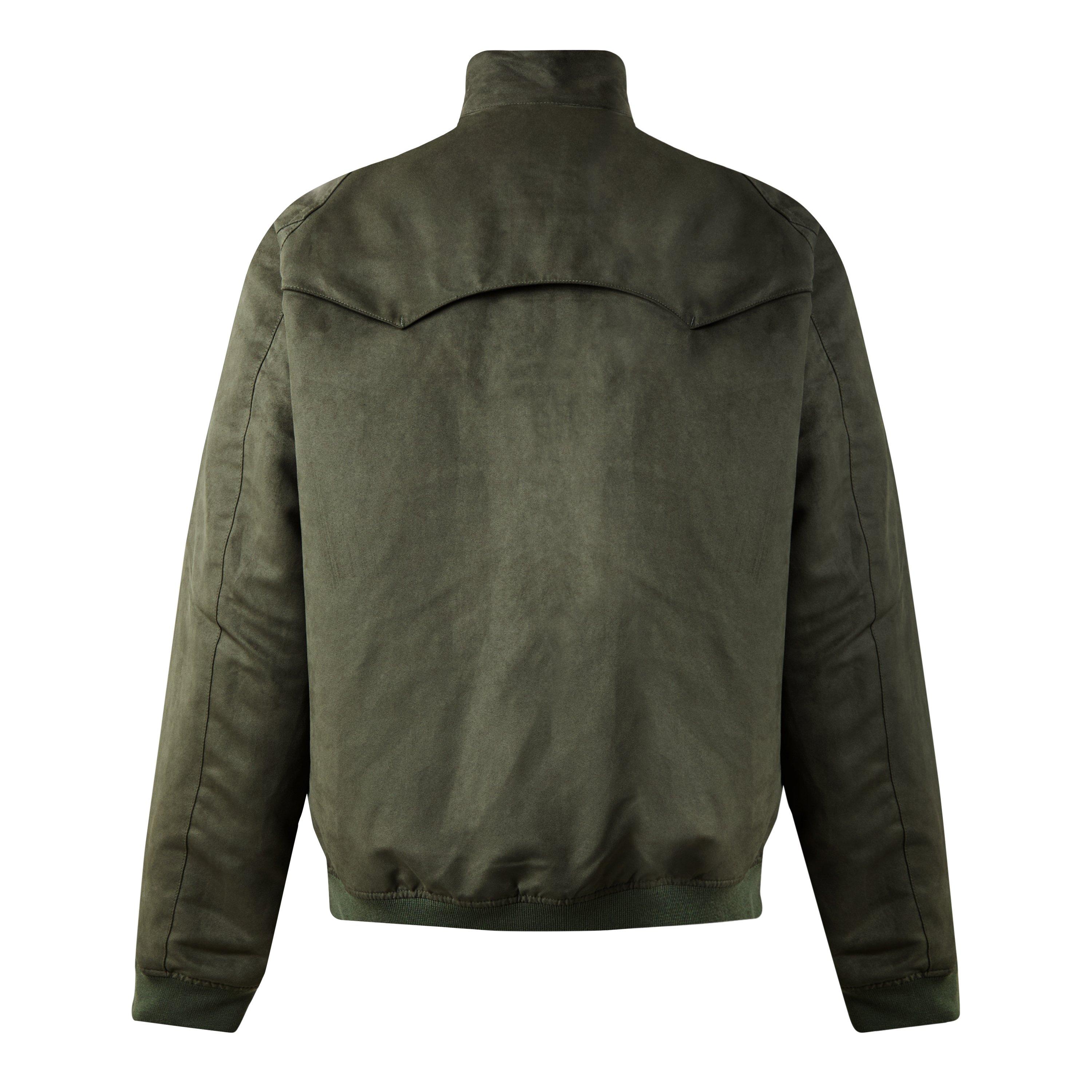 Olive - Barbour International - Men's Steve McQueen Drome Bomber Jacket - 2