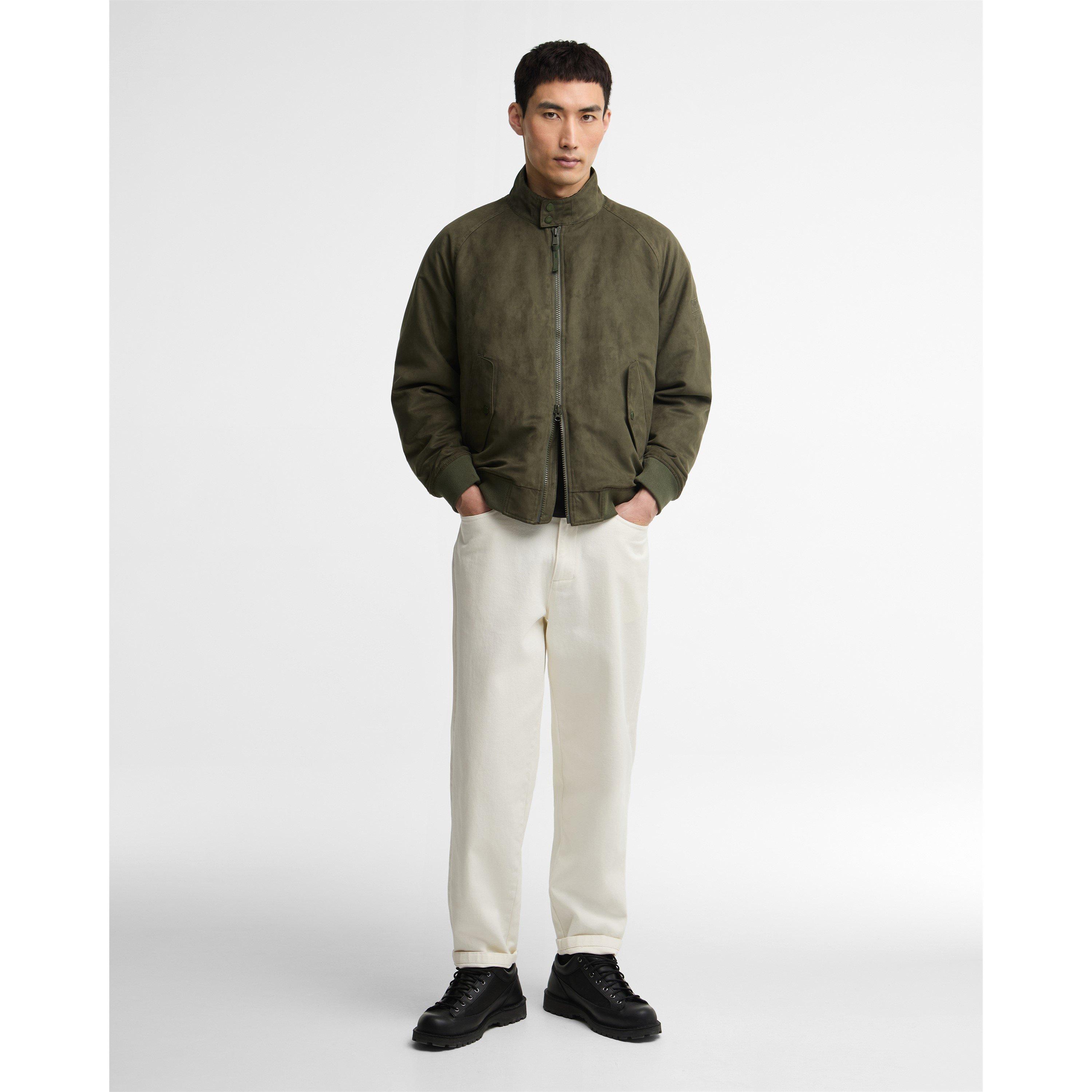 Olive - Barbour International - Men's Steve McQueen Drome Bomber Jacket - 4