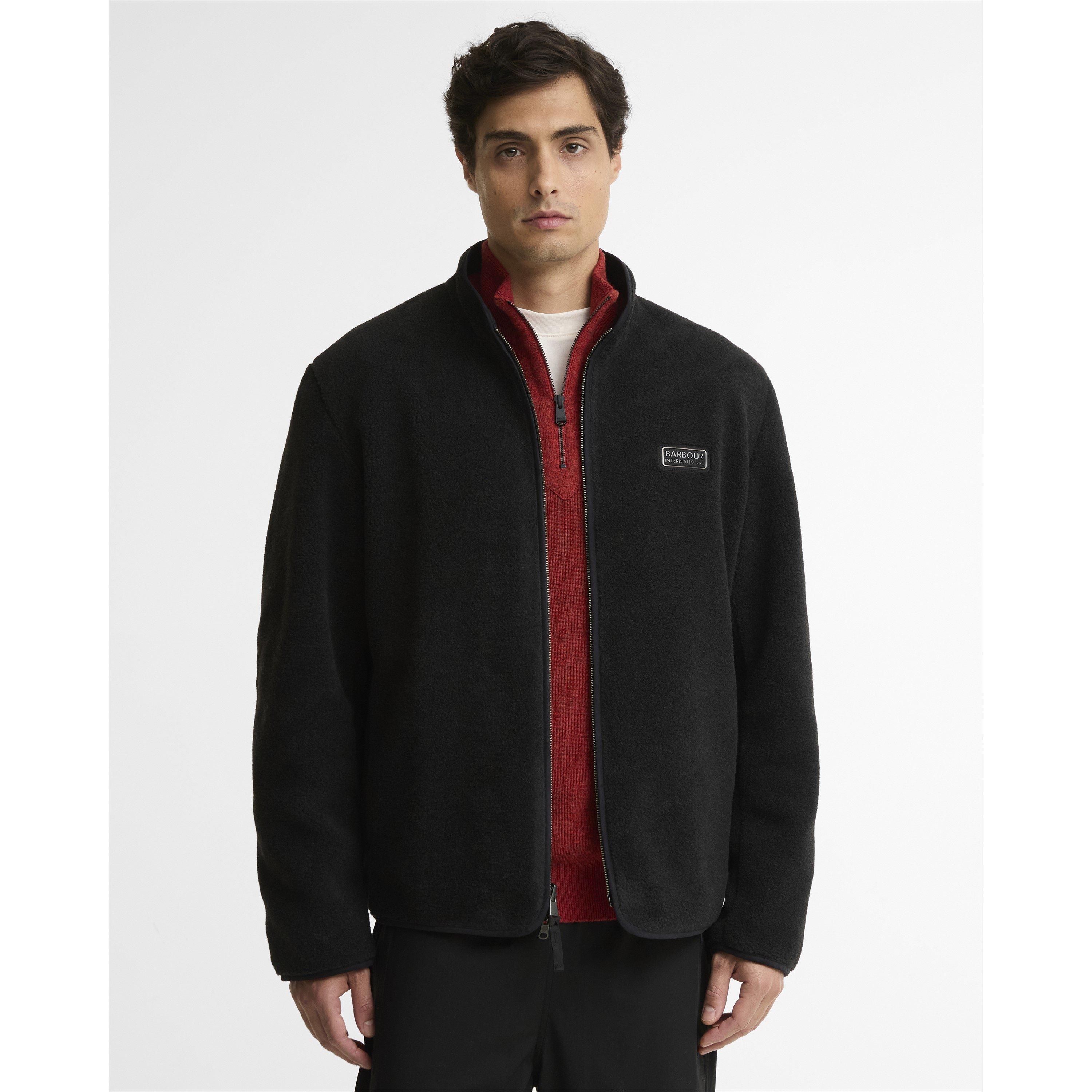 Dark Black BK91 - Barbour International - B.Int Rev Fleece Sn64 - 3