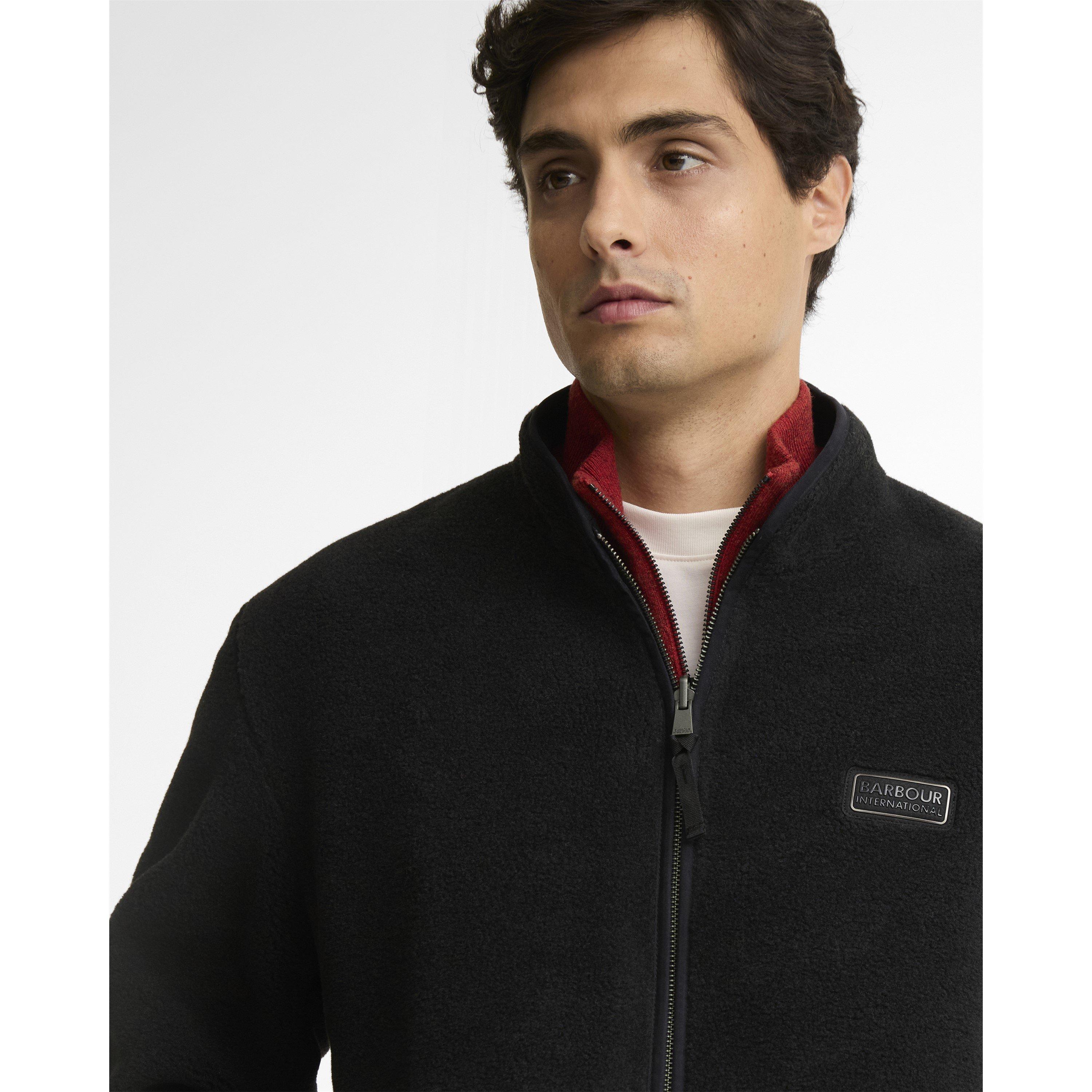 Dark Black BK91 - Barbour International - B.Int Rev Fleece Sn64 - 9