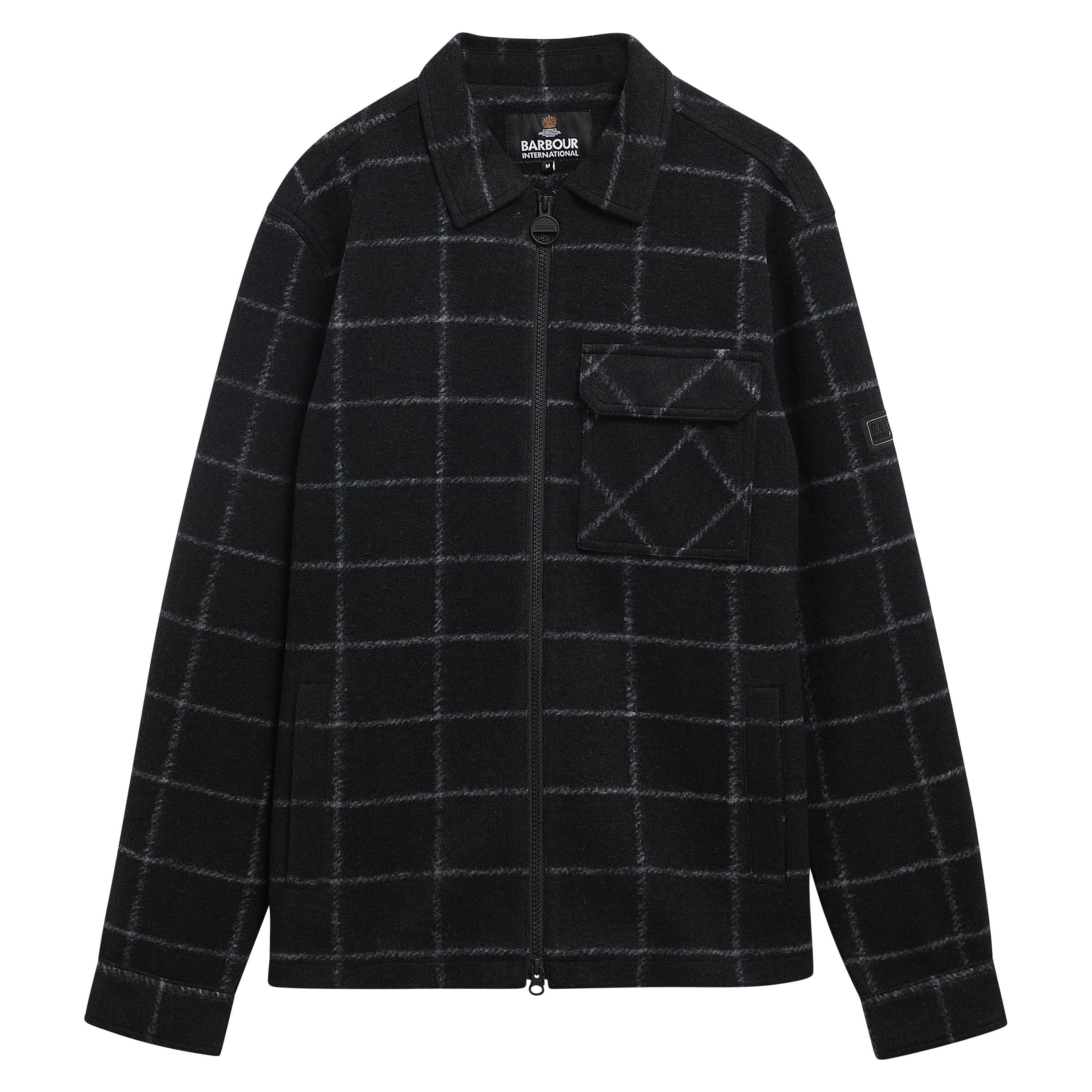 Barbour International Men's B.int Payne Fleece Sn64 - Black Bk11 - M