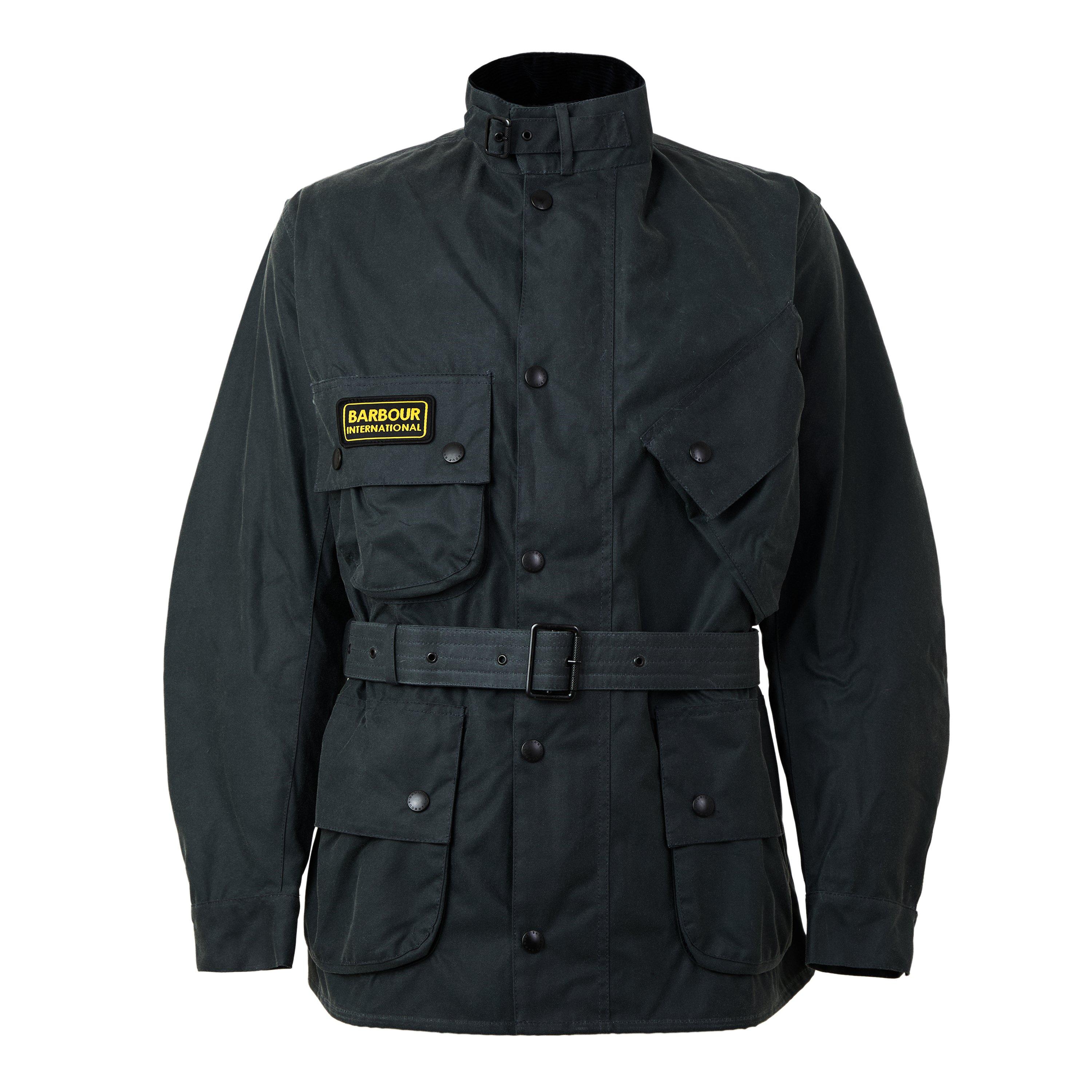 Barbour International Barbour International Original Waxed Jacket - Dark Slate - S