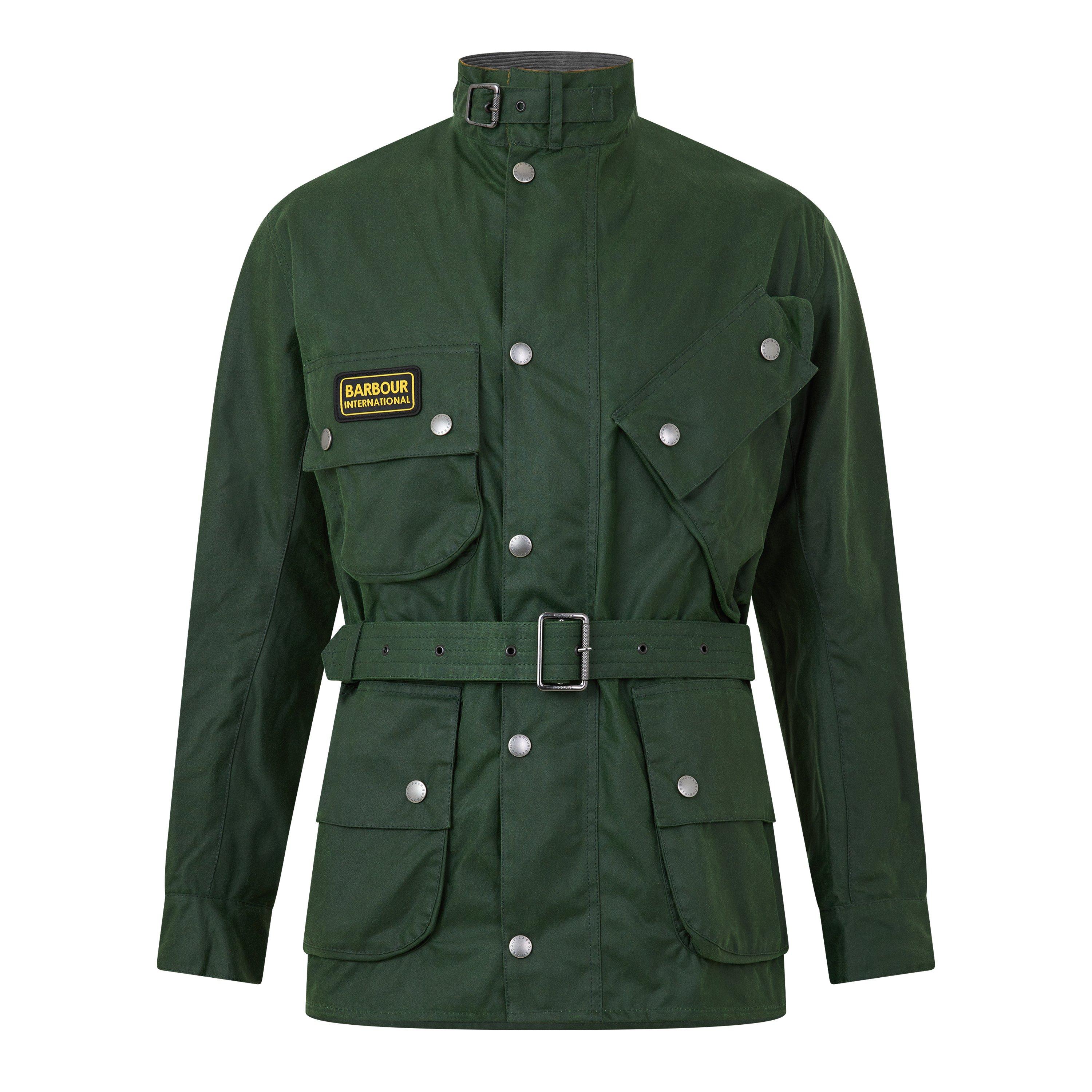 Barbour International Barbour International Original Waxed Jacket - Racing Green - M