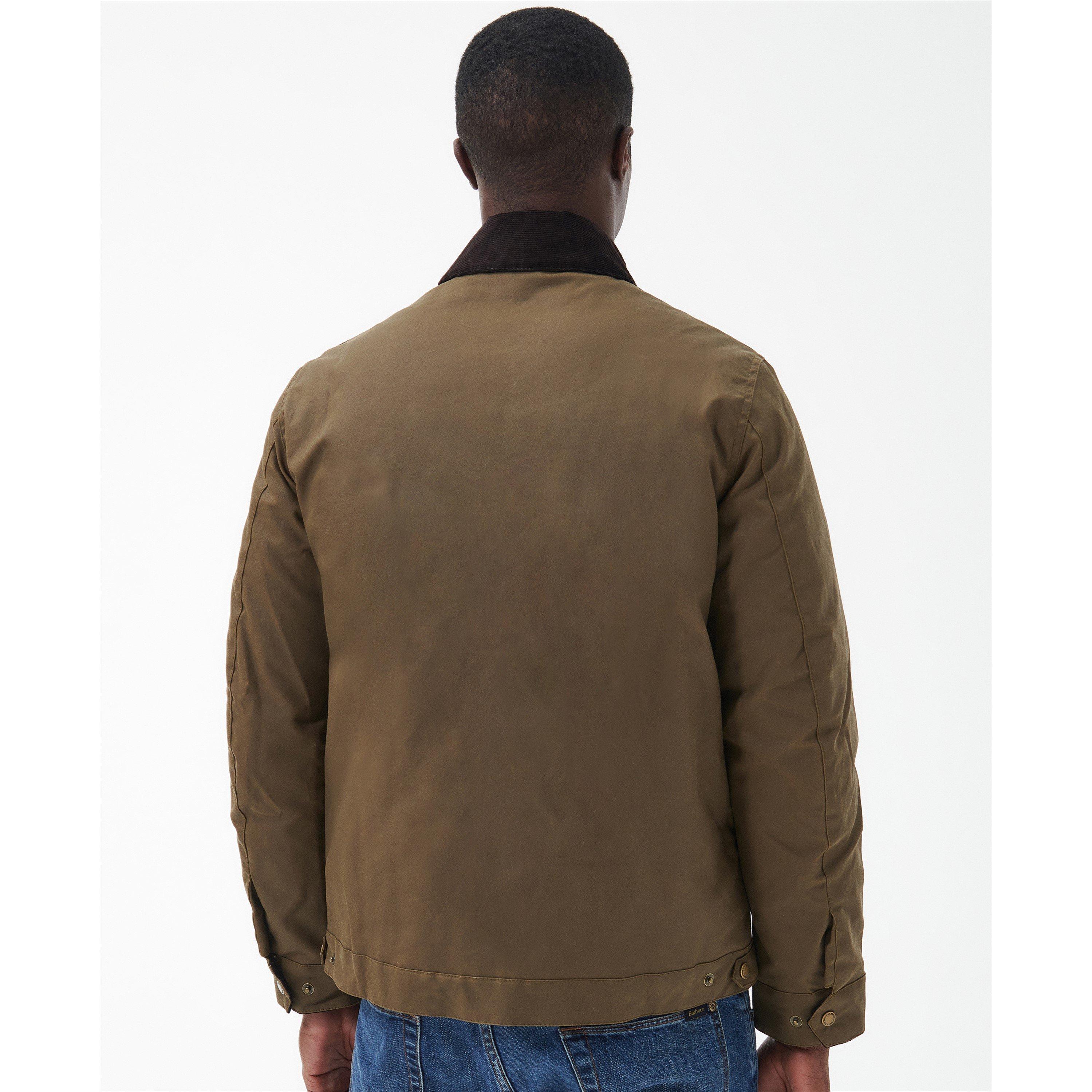 Sand SN32 - Barbour International - Men's Steve McQueen Workers Tailored-Fit Wax Jacket - 3