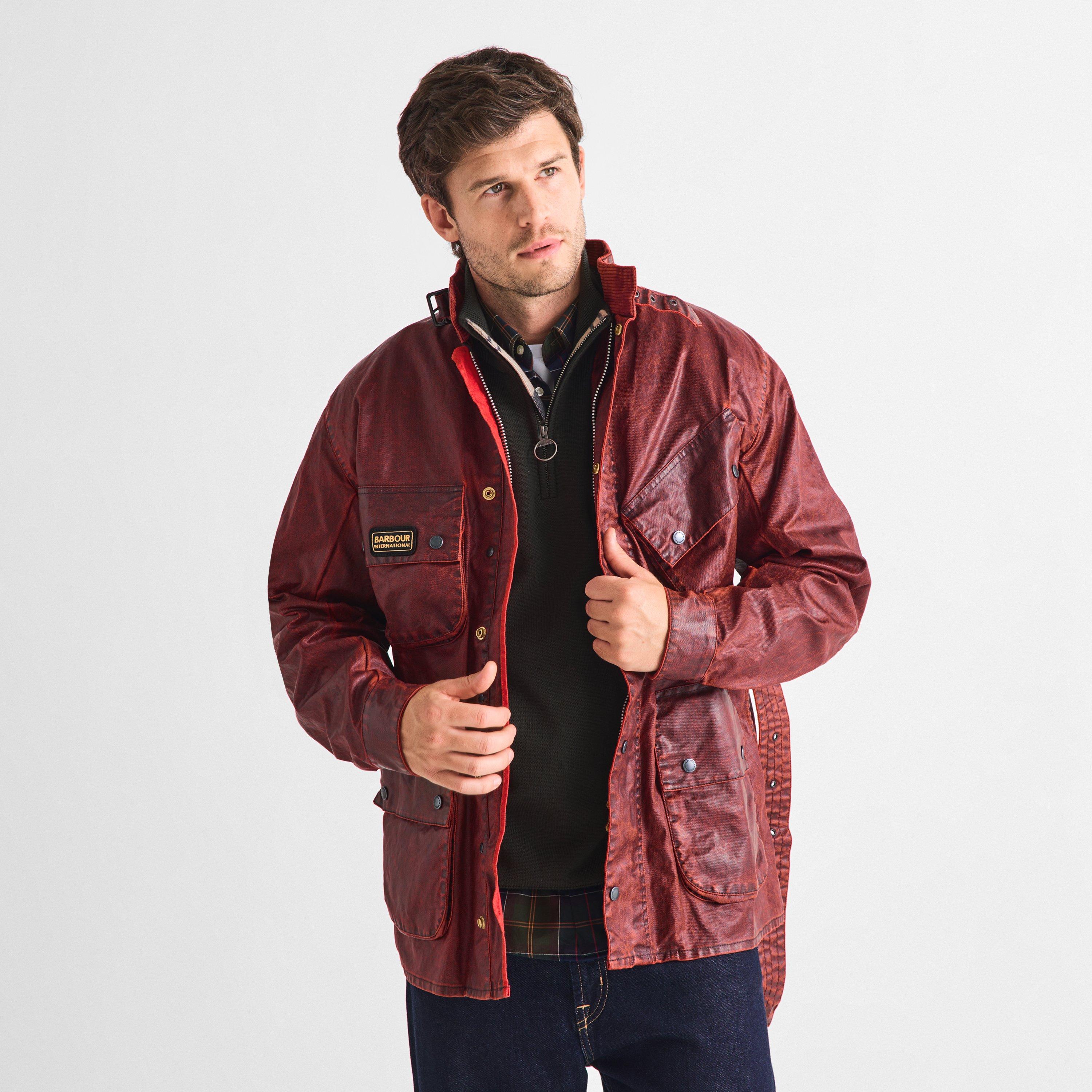 Red RE51 - Barbour International - B.Int 90th Ann A7 Jk Sn64 - 3