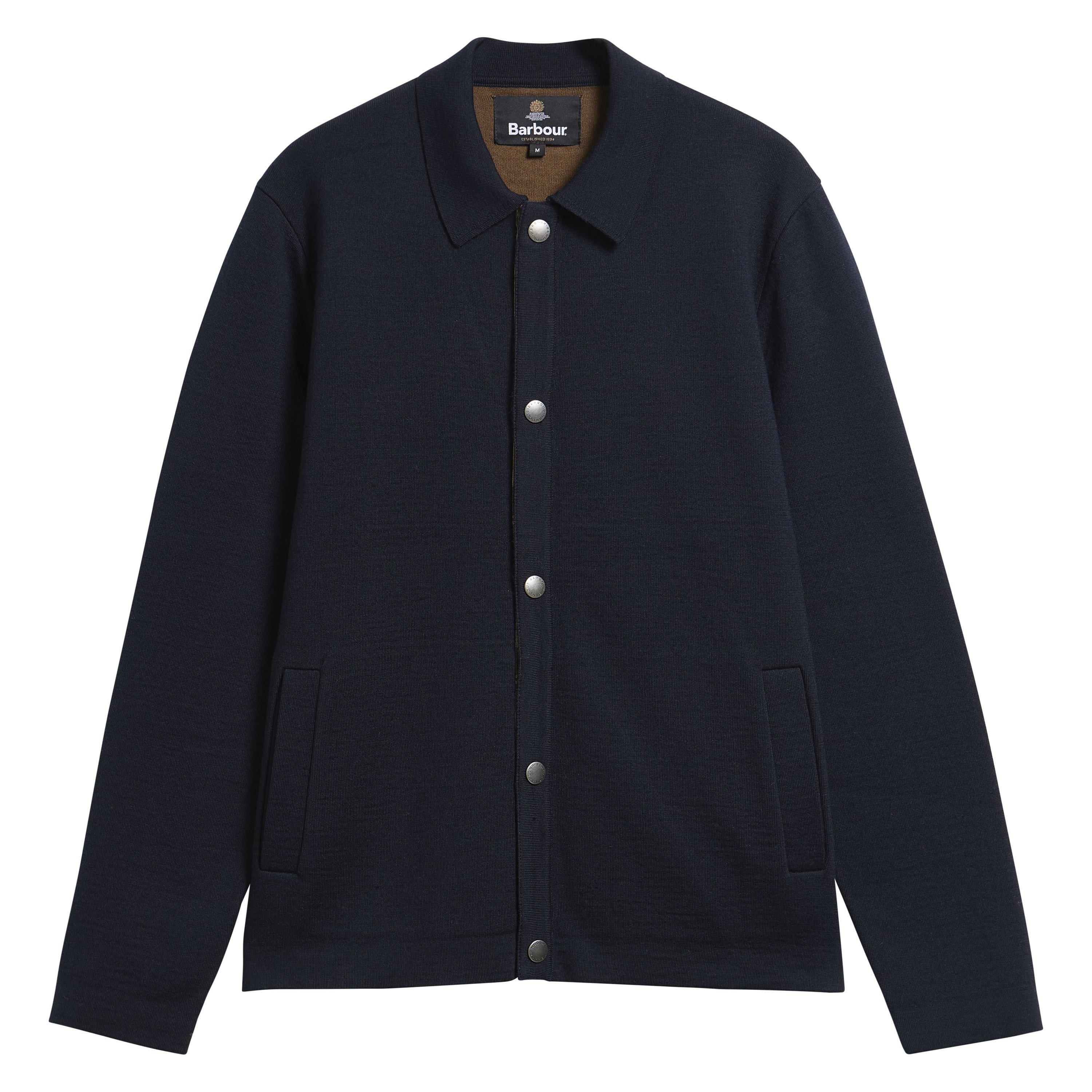 Barbour Men's Florcombe Modern Heritage Long-Sleeve Overshirt - Navy Ny91 - L
