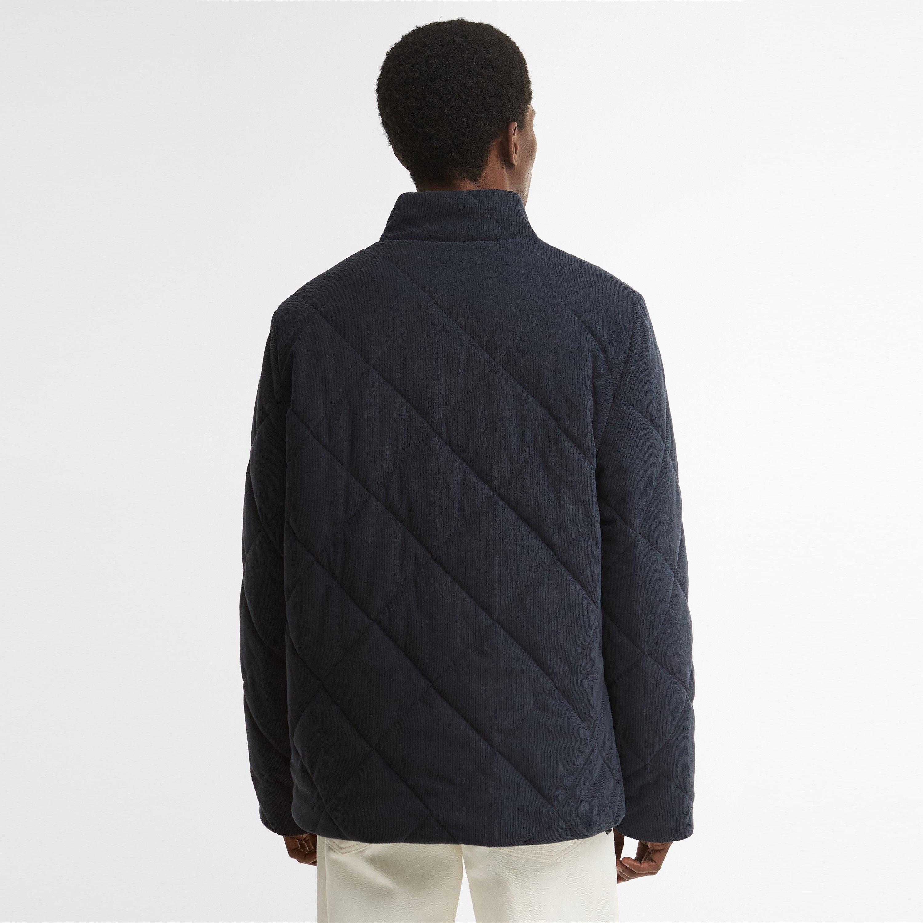 Dark Navy NY91 - Barbour - Men's Corden Modern Heritage Quilted Jacket - 4