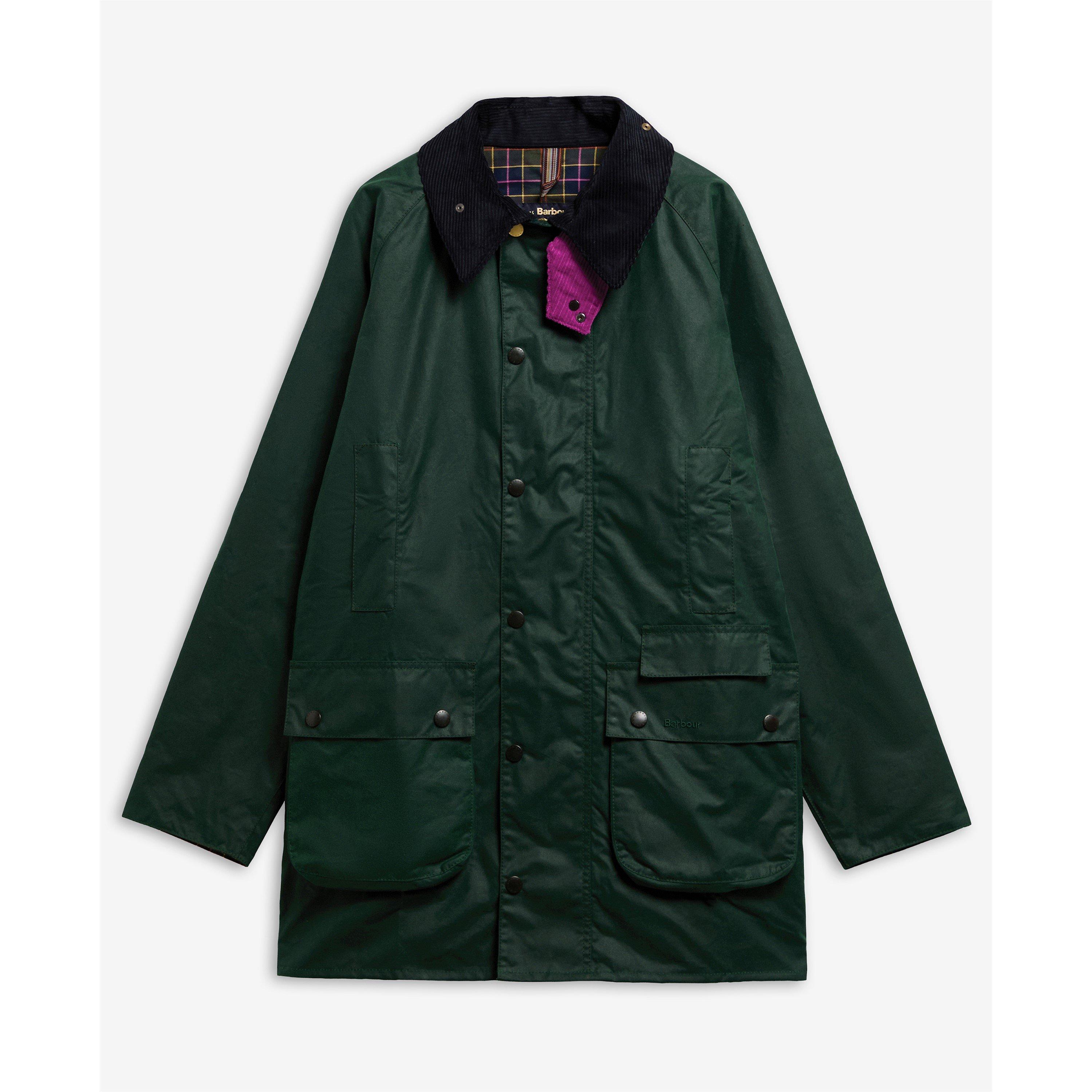 Paul Smith X Barbour Men's Paul Sm Gamefair Wax Sn64 - Bottle Grn Gn75 - L