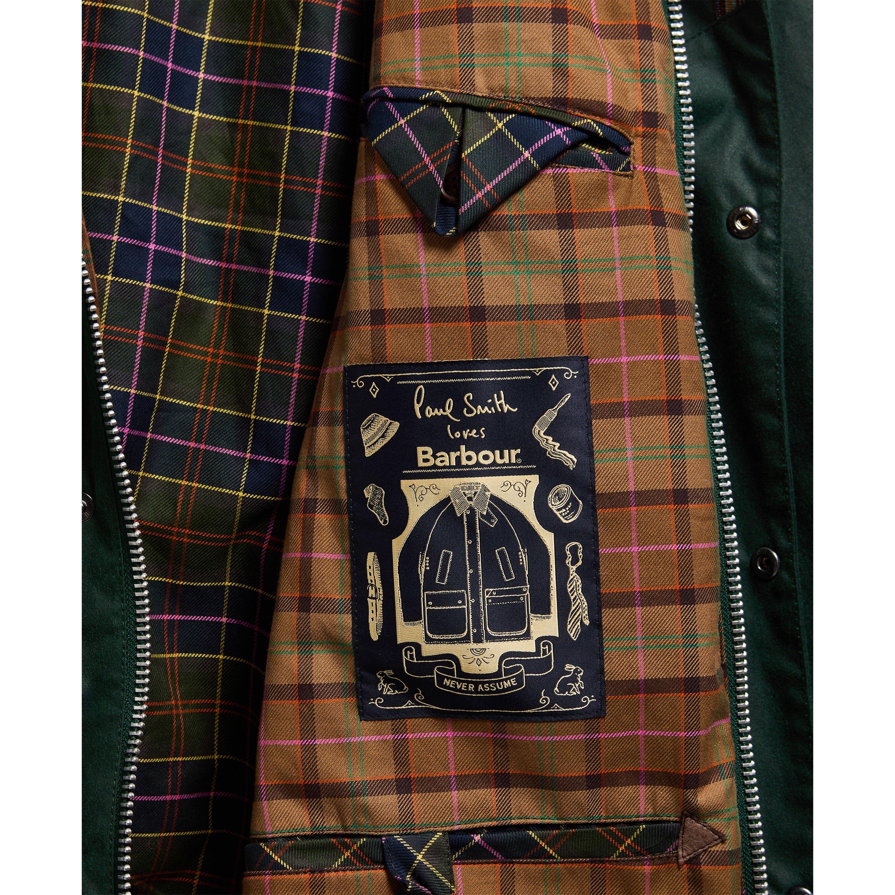 Bottle Grn GN75 - Paul Smith X Barbour - Paul Sm Gamefair Wax Sn64 - 7