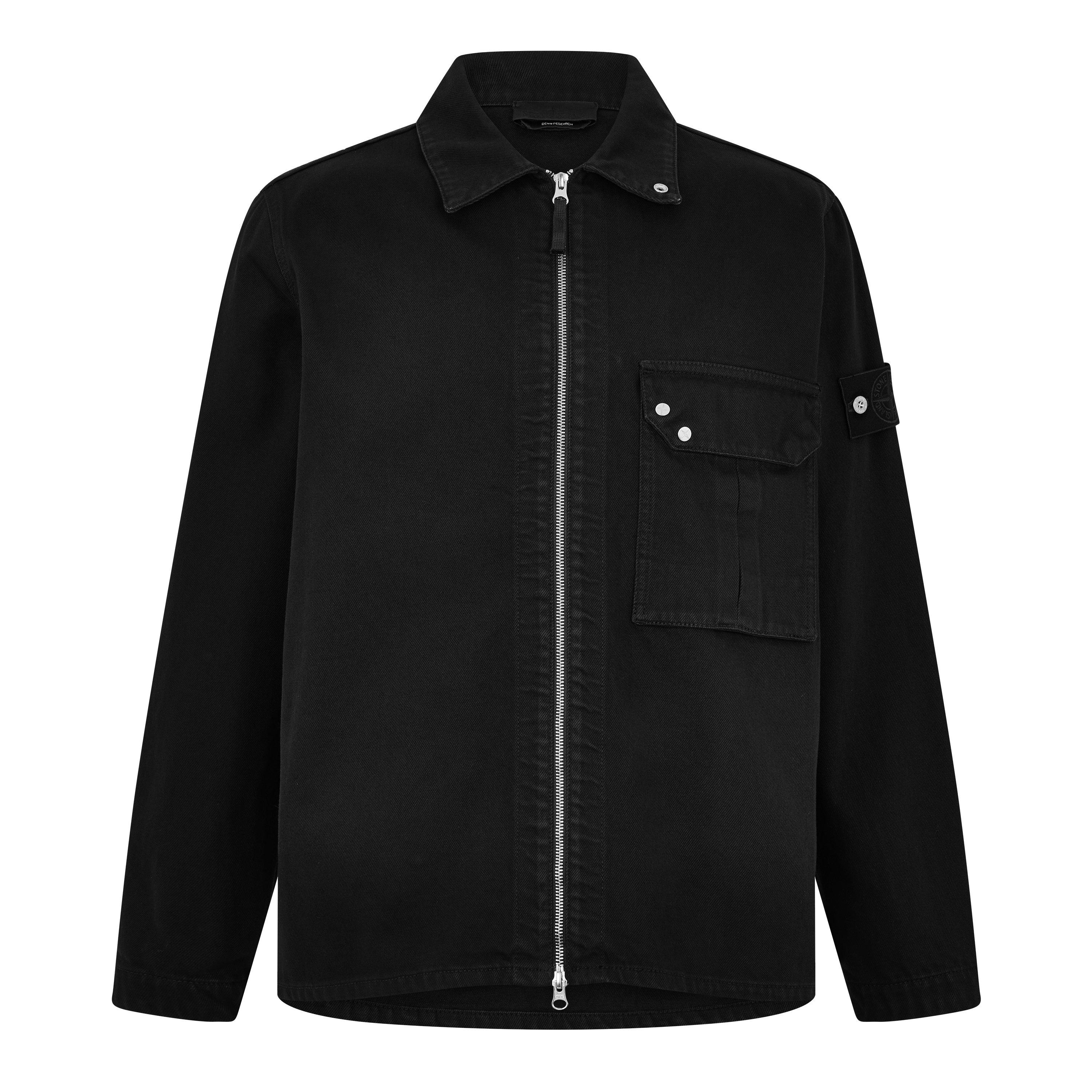 Black V0029 - Stone Island - Stone DNM Overshirt Sn64 - 1