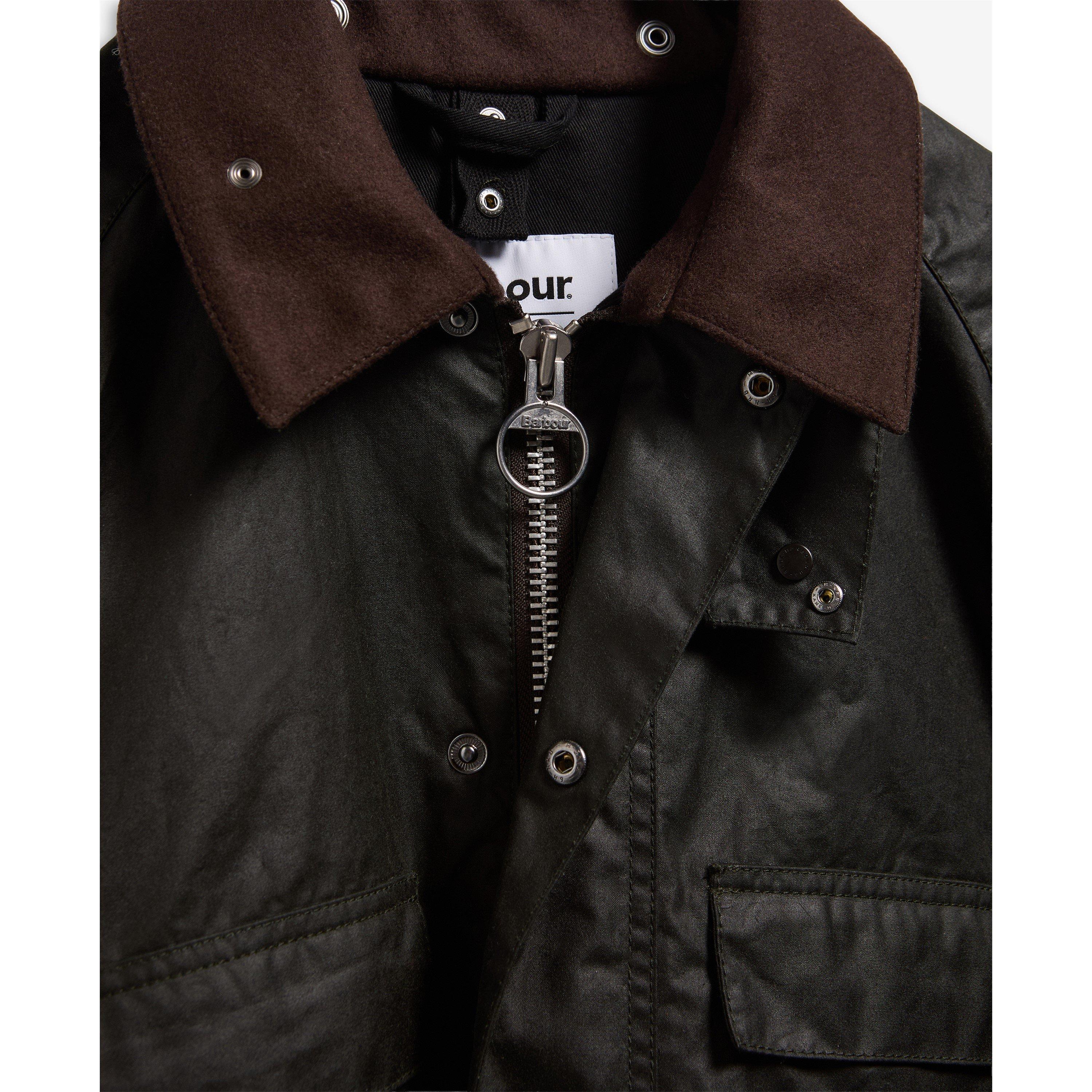 Dark Sage SG91 - Barbour - Men's Bedale Waxed Jacket - 3