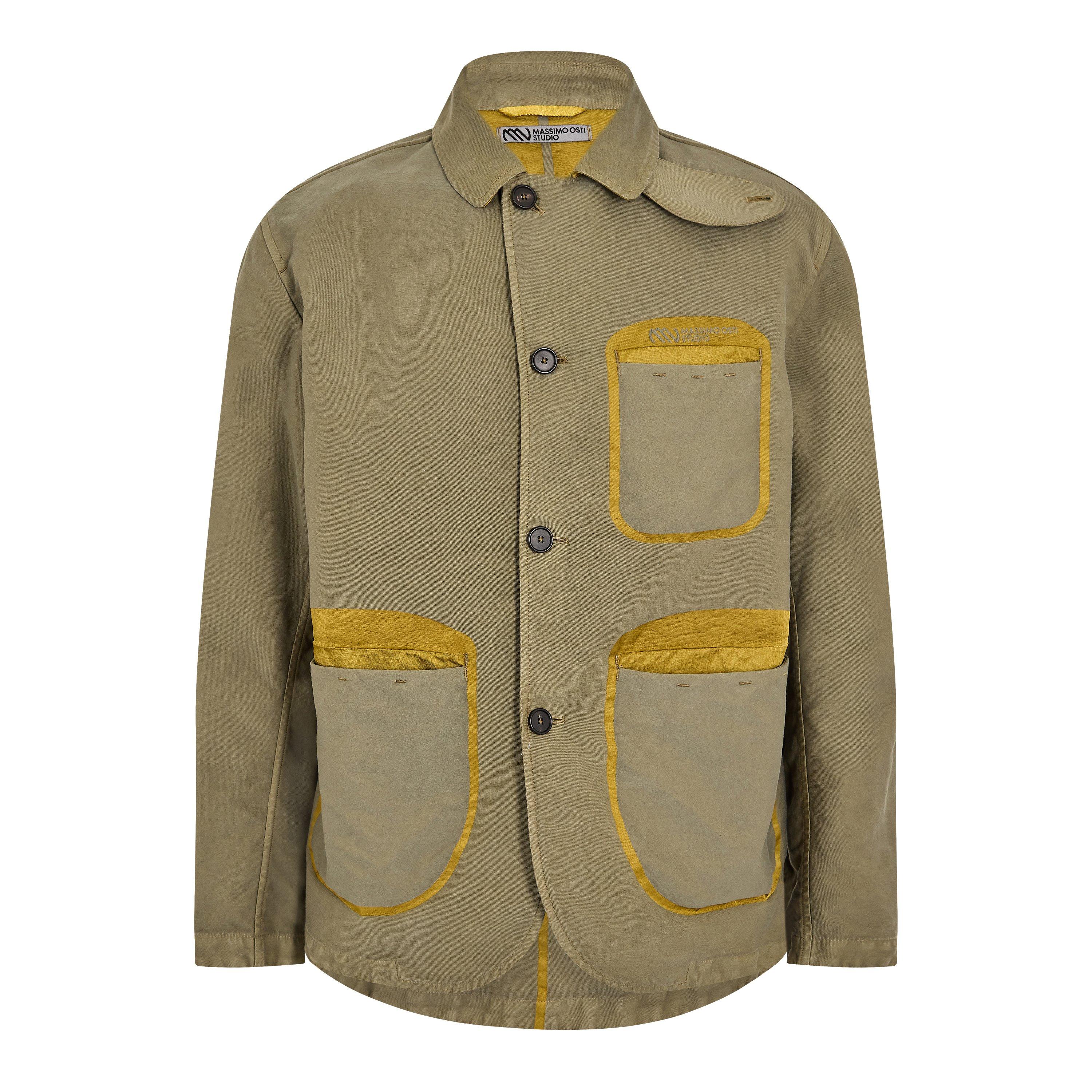 Capers 652 - Massimo Osti Studio - Men's Trama Blazer Trench Coat - 1