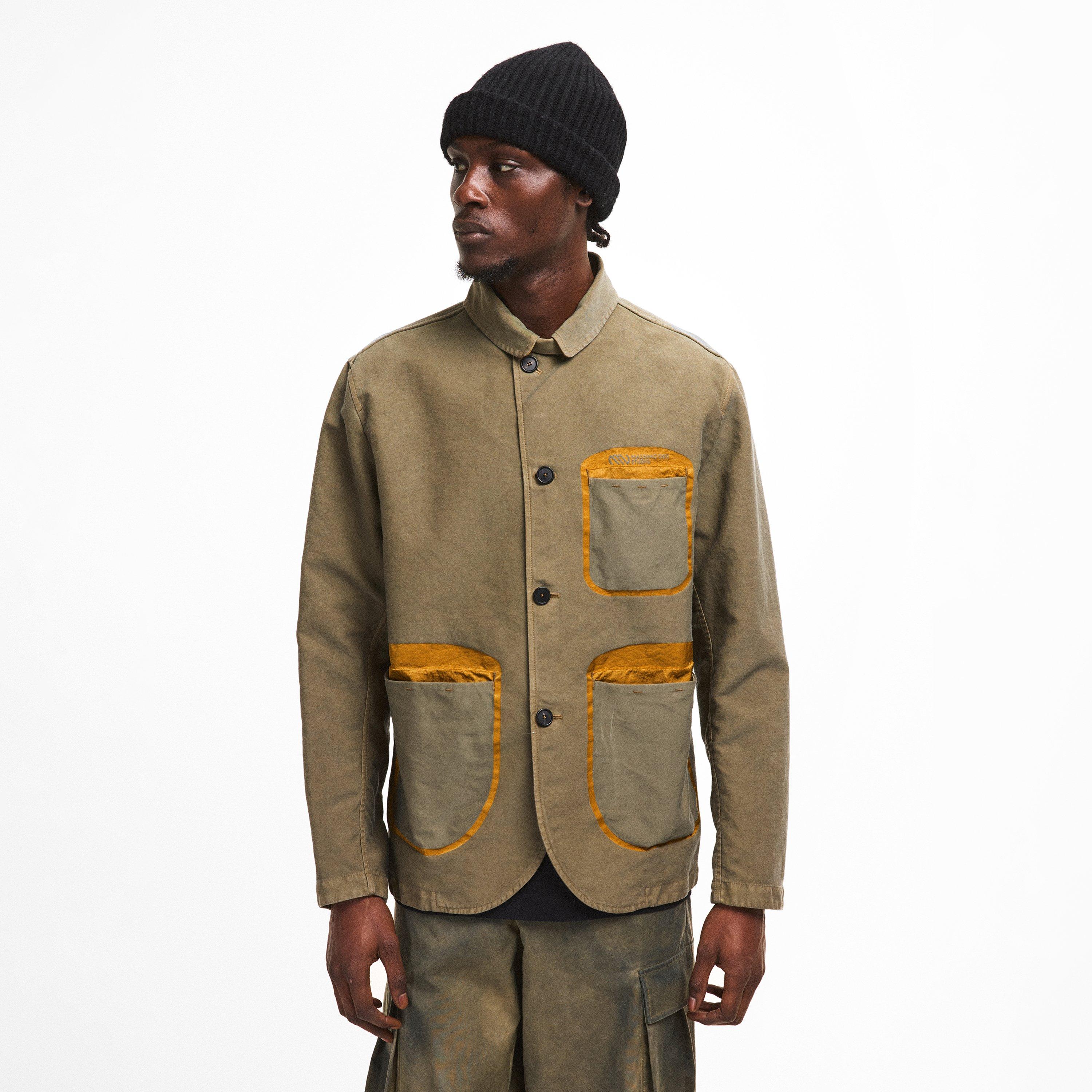 Capers 652 - Massimo Osti Studio - Men's Trama Blazer Trench Coat - 3