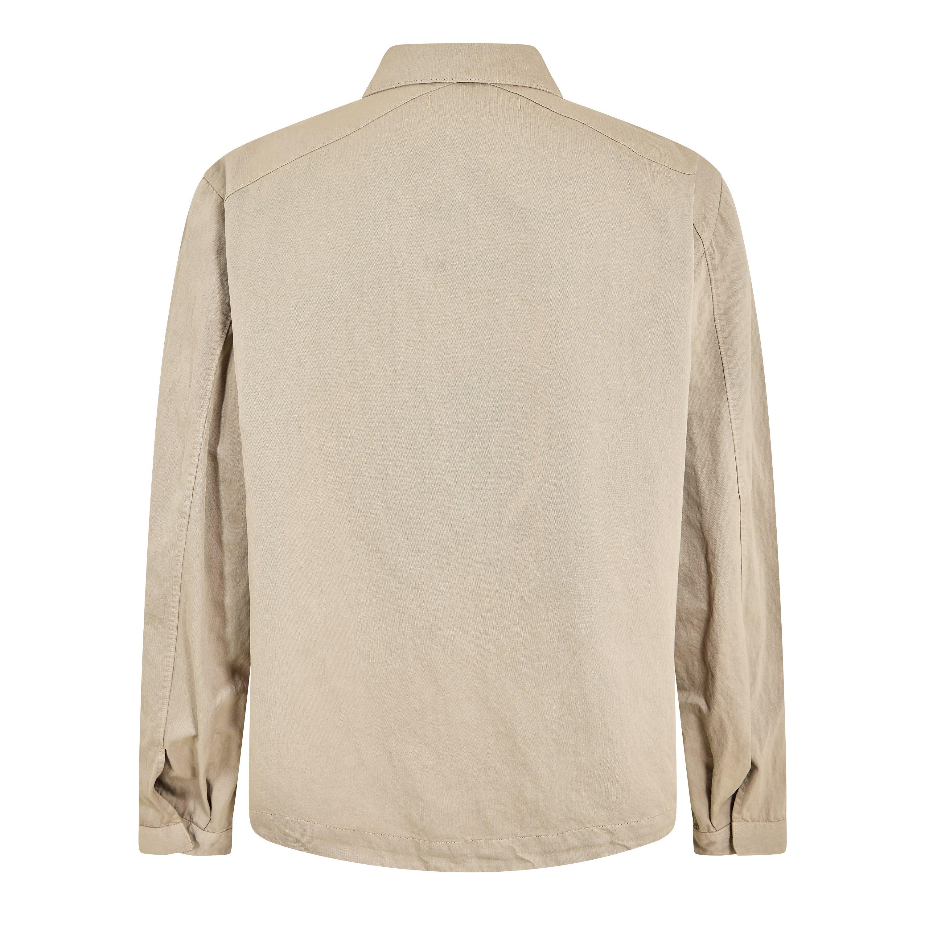 Oxford Tan 310 - Massimo Osti Studio - Men's Gabardine Overshirt - 2