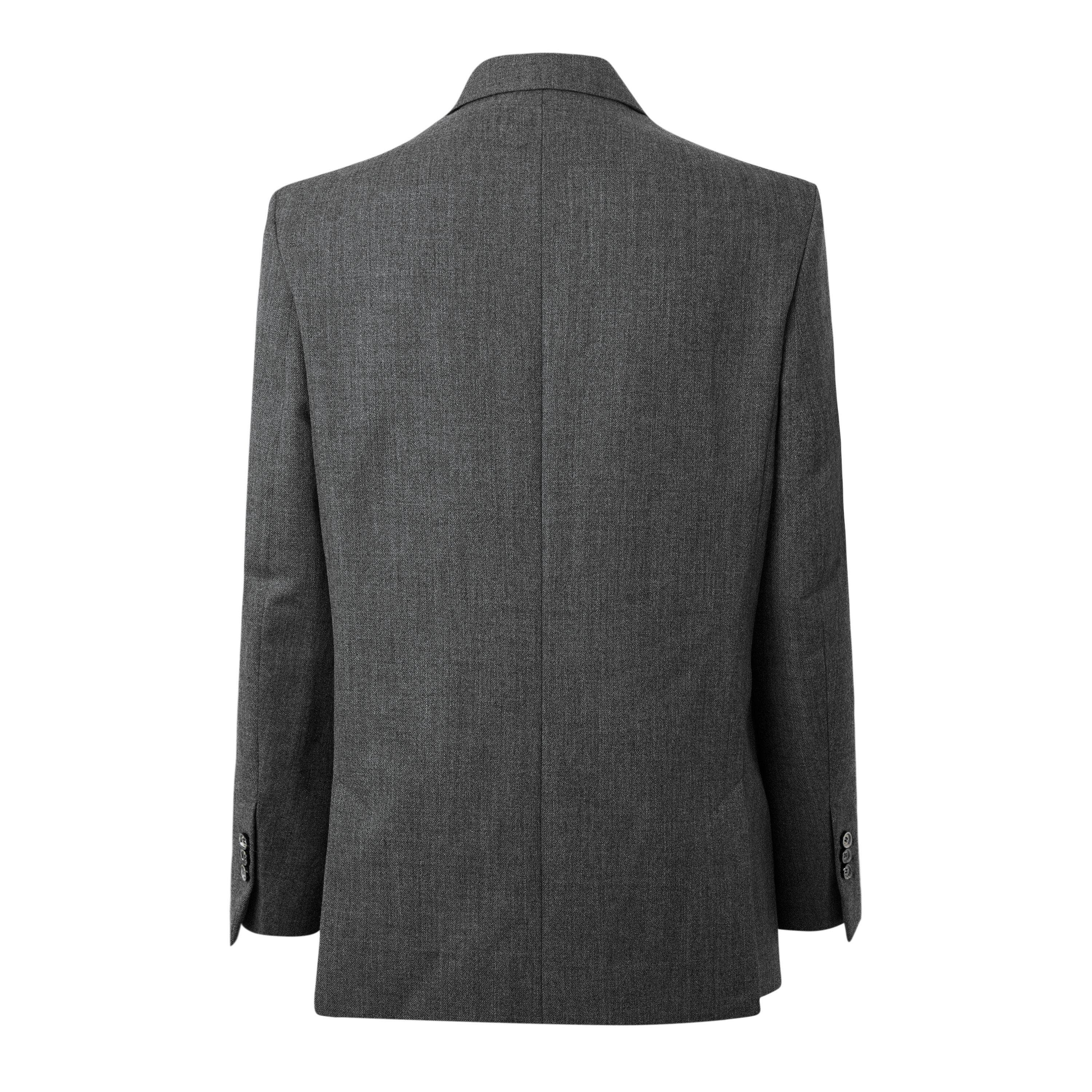 Carbon Grey - Ami Paris - Ami DB Boxy Blazer Sn63 - 2