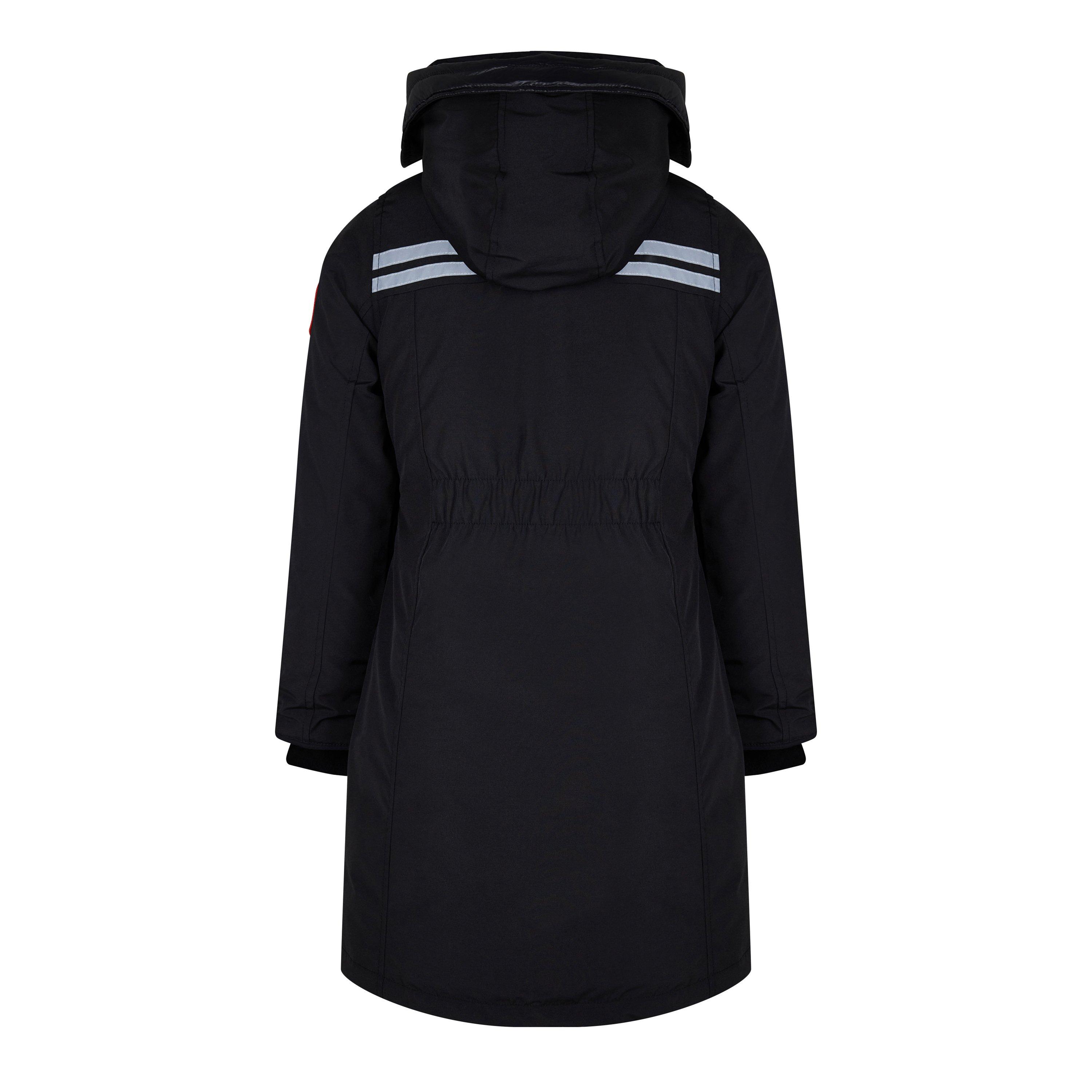 Black 61 - Canada Goose - Unisex Kids' Brittania Water Resistant Arctic Tech Duck Down Hooded Long Sleeve Parka - 2