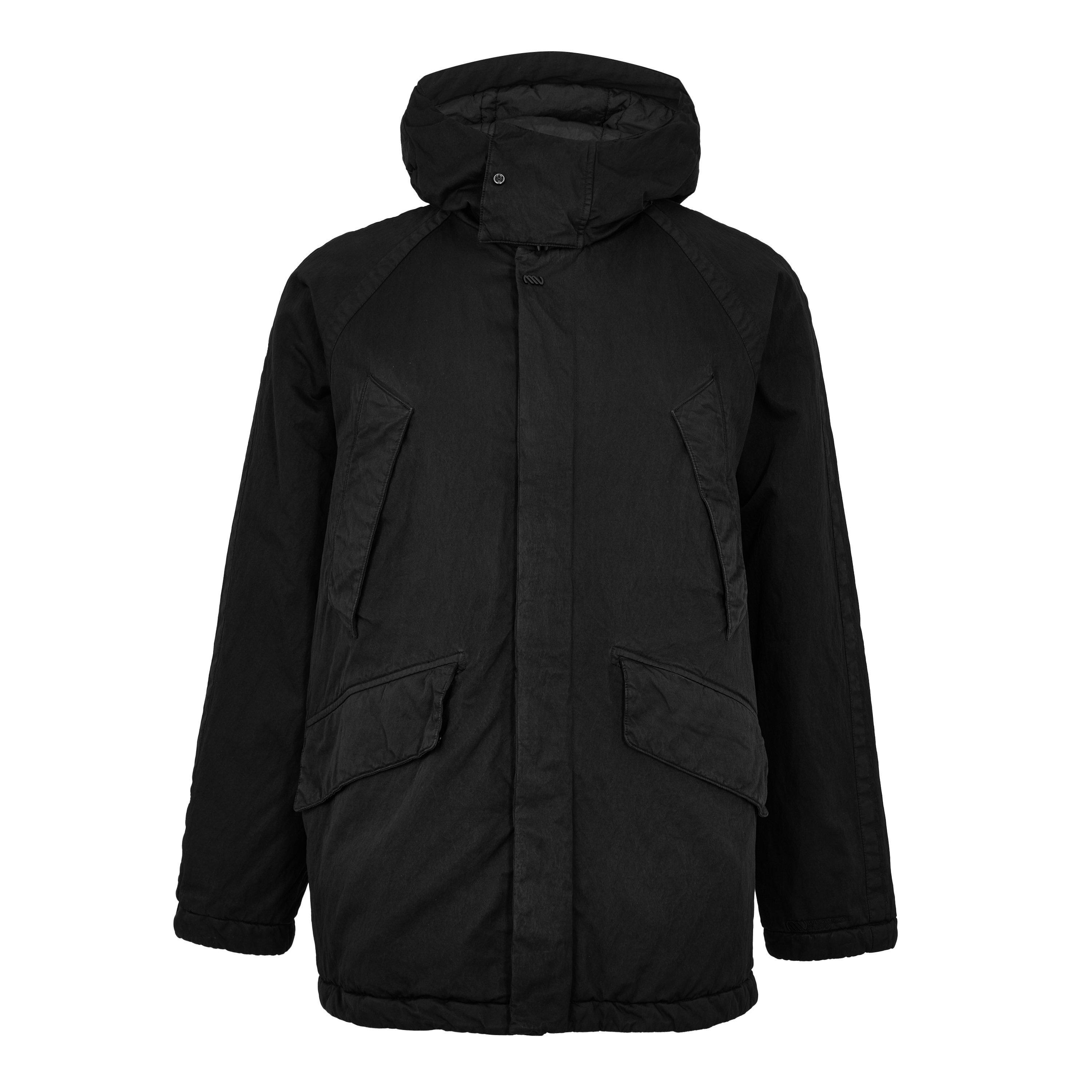 Black - Massimo Osti Studio - Men's Gaba Cotton Parka - 1