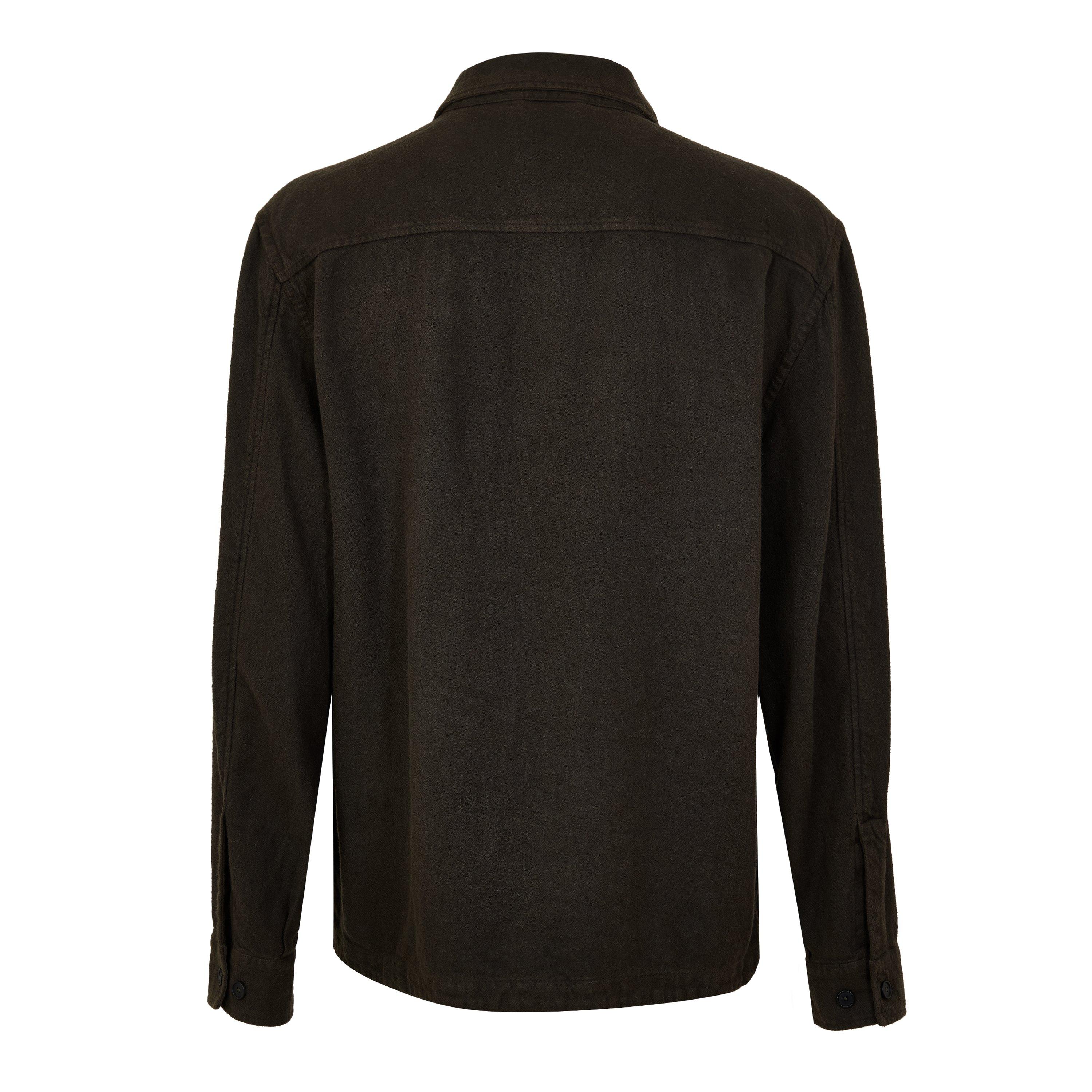 Turkish Coffee - Massimo Osti Studio - Men's Osti Linen Overshirt - 2