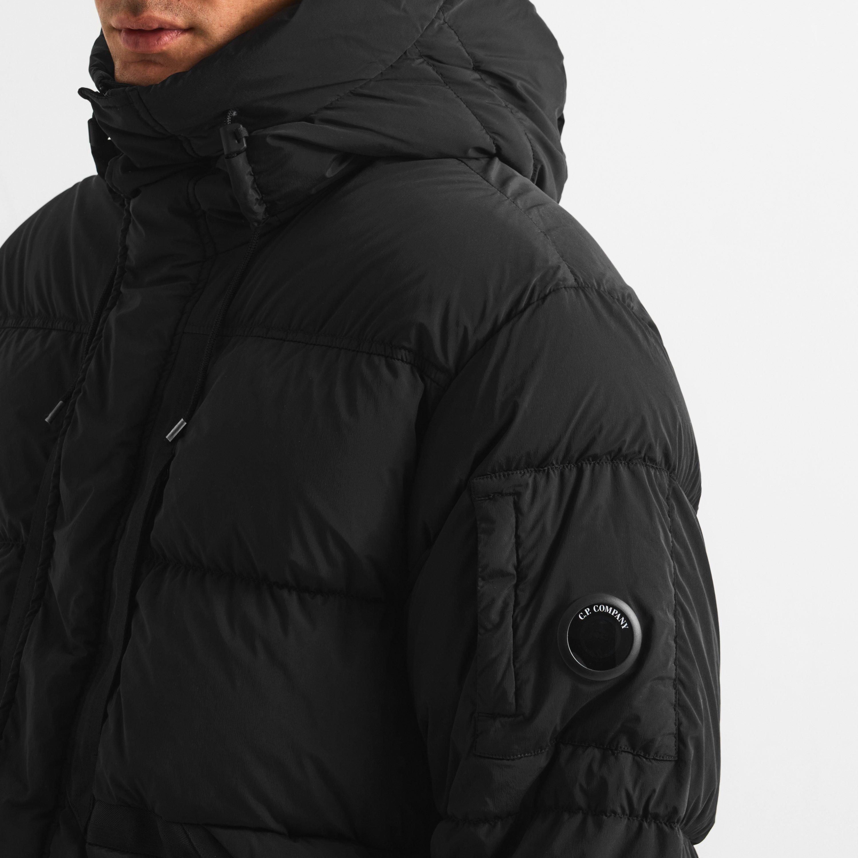 Black 999 - CP Company - Men's Nycra Long Puffer Jacket - 5