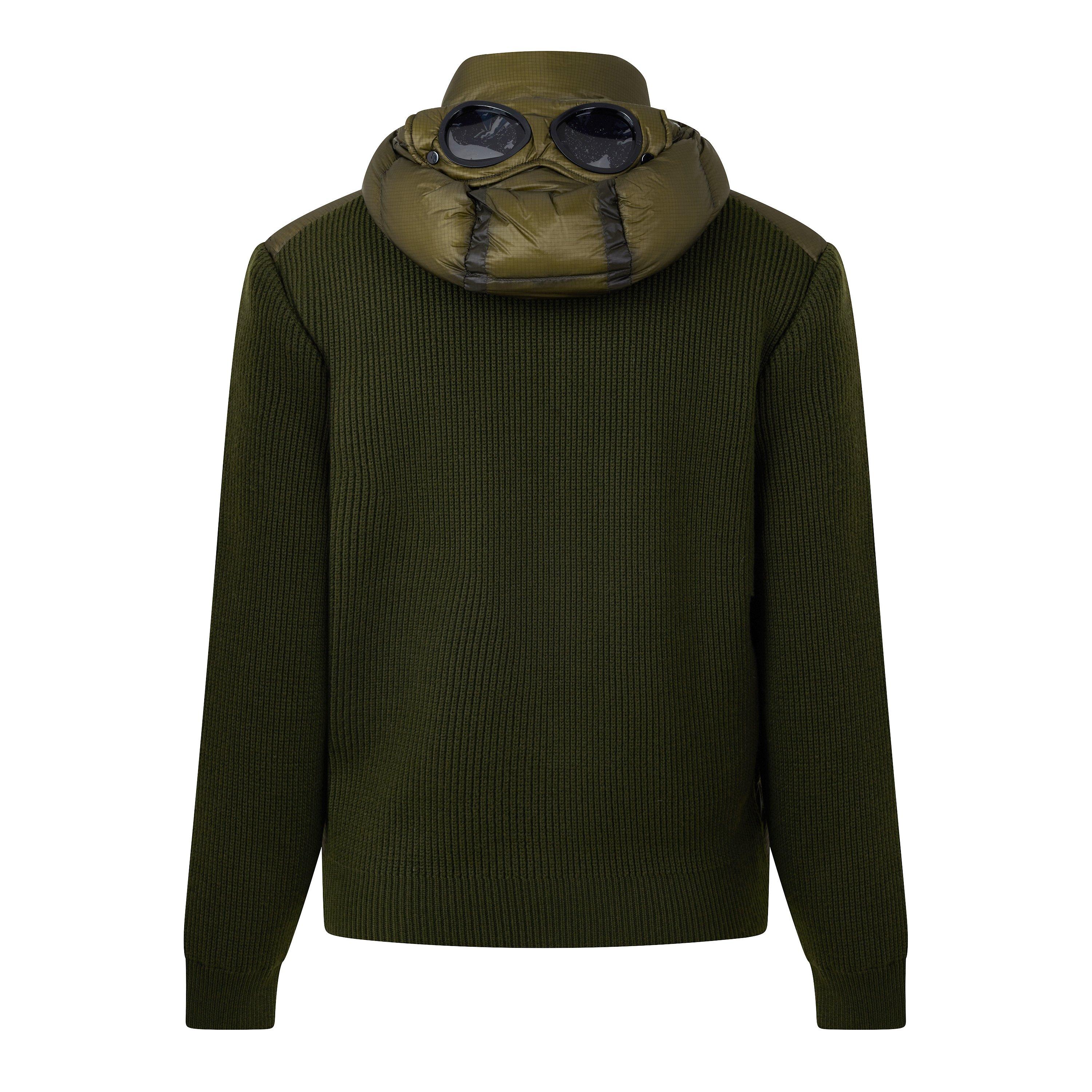 Ivy Green 683 - CP Company - Men's Full-Zip Hooded Hybrid Jacket - 2