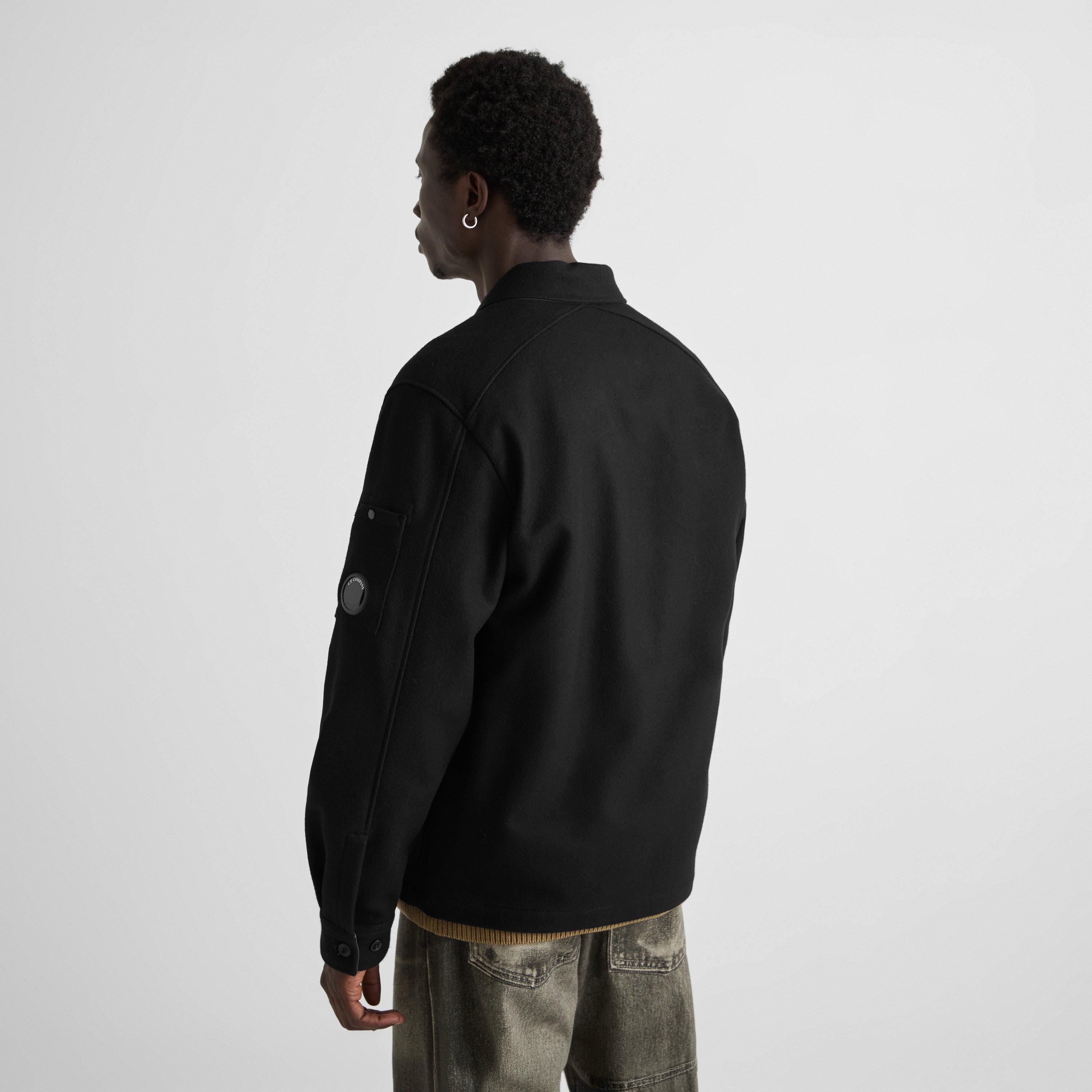 Black 999 - CP Company - Men's Wool Overshirt - 4