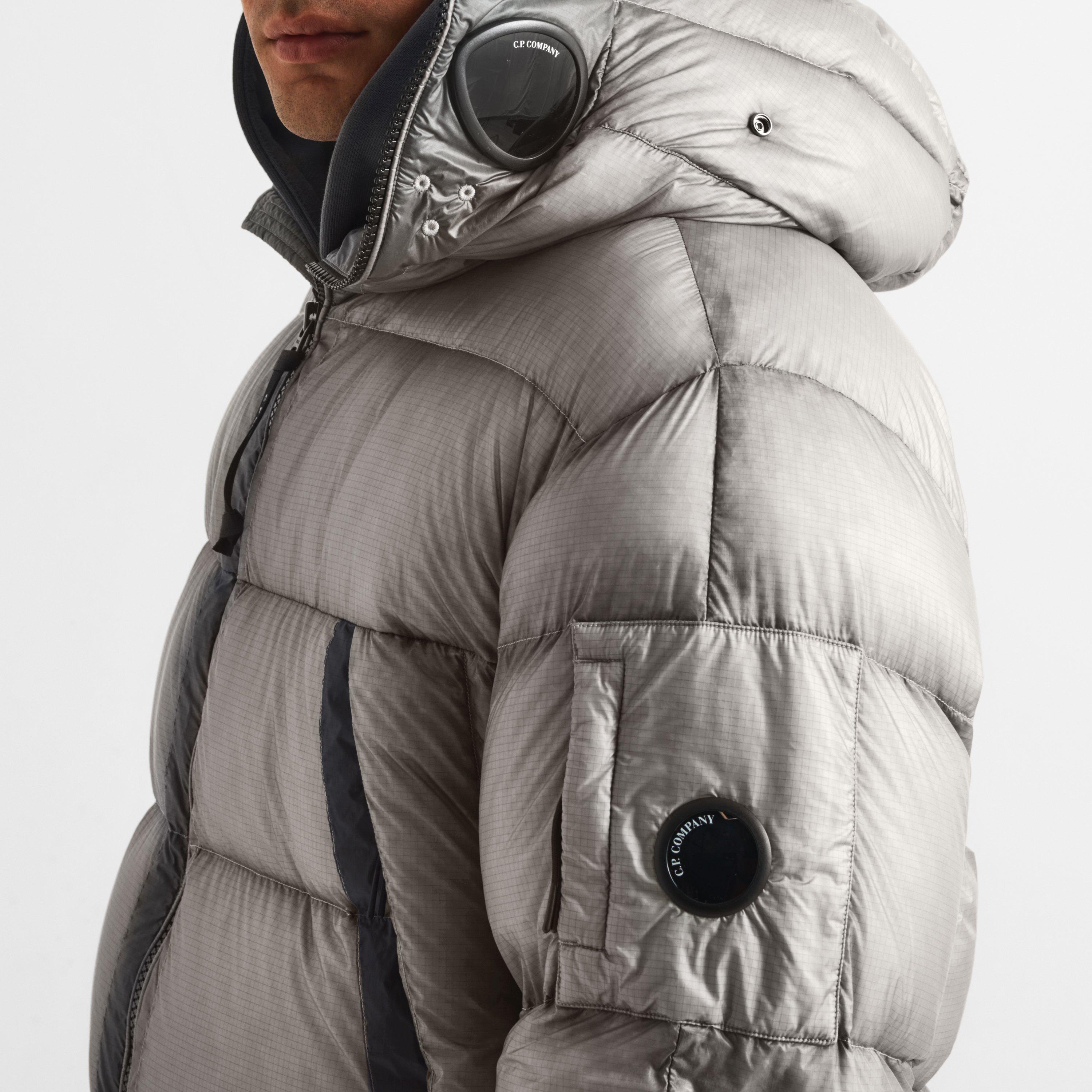 Flint Grey 936 - CP Company - Men's D.D. Shell Goggle Puffer Jacket - 5