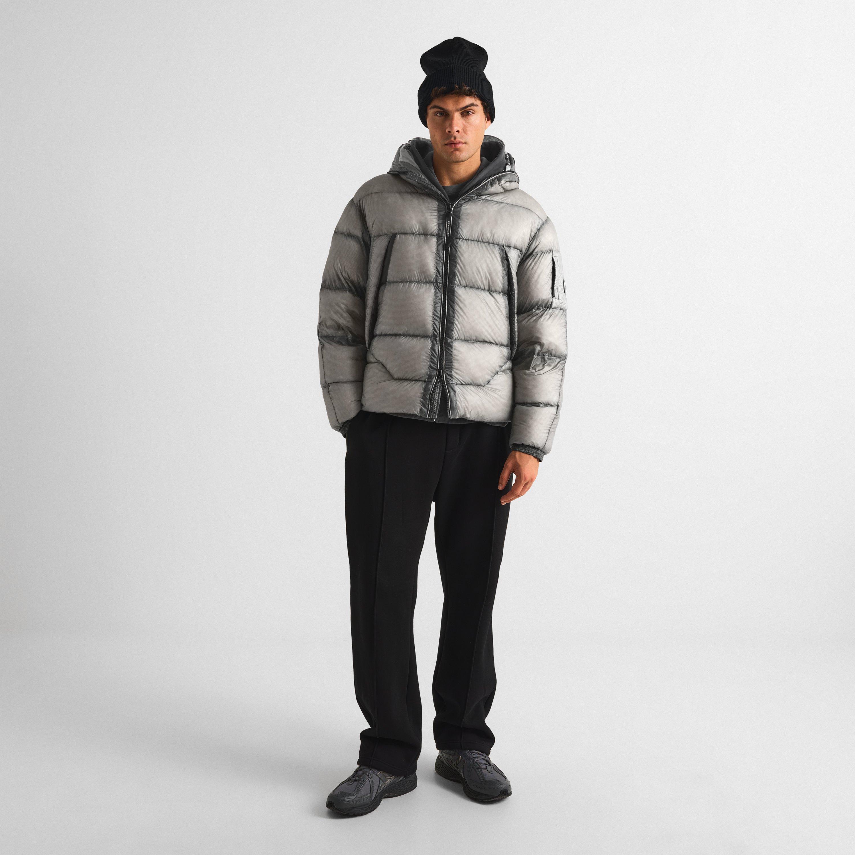 Flint Grey 936 - CP Company - Men's D.D. Shell Goggle Puffer Jacket - 6