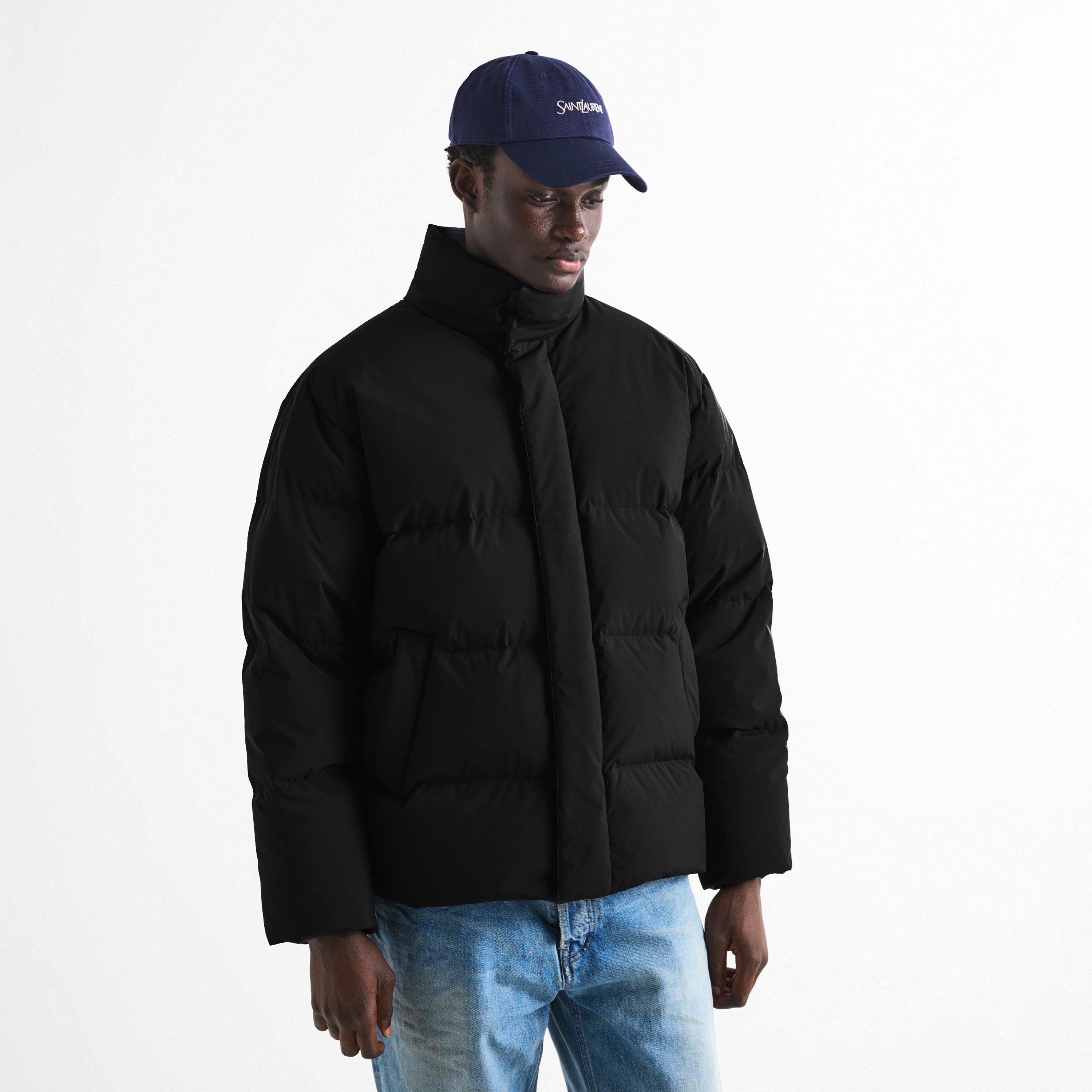 Black - Saint Laurent - Men's Logo Down Puffer Jacket - 3
