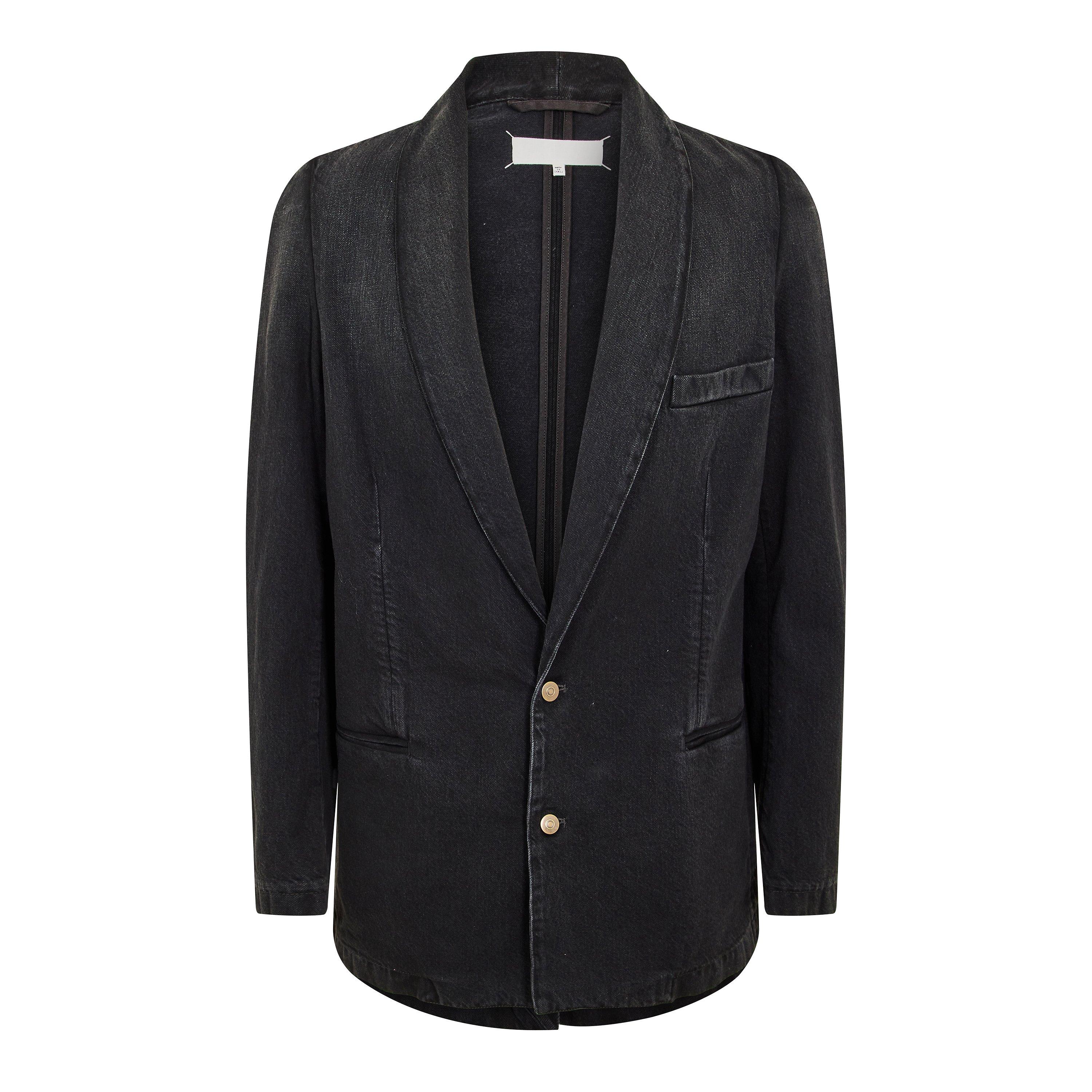 Medium Black - Maison Margiela - Men's Japanese Denim Blazer - 1