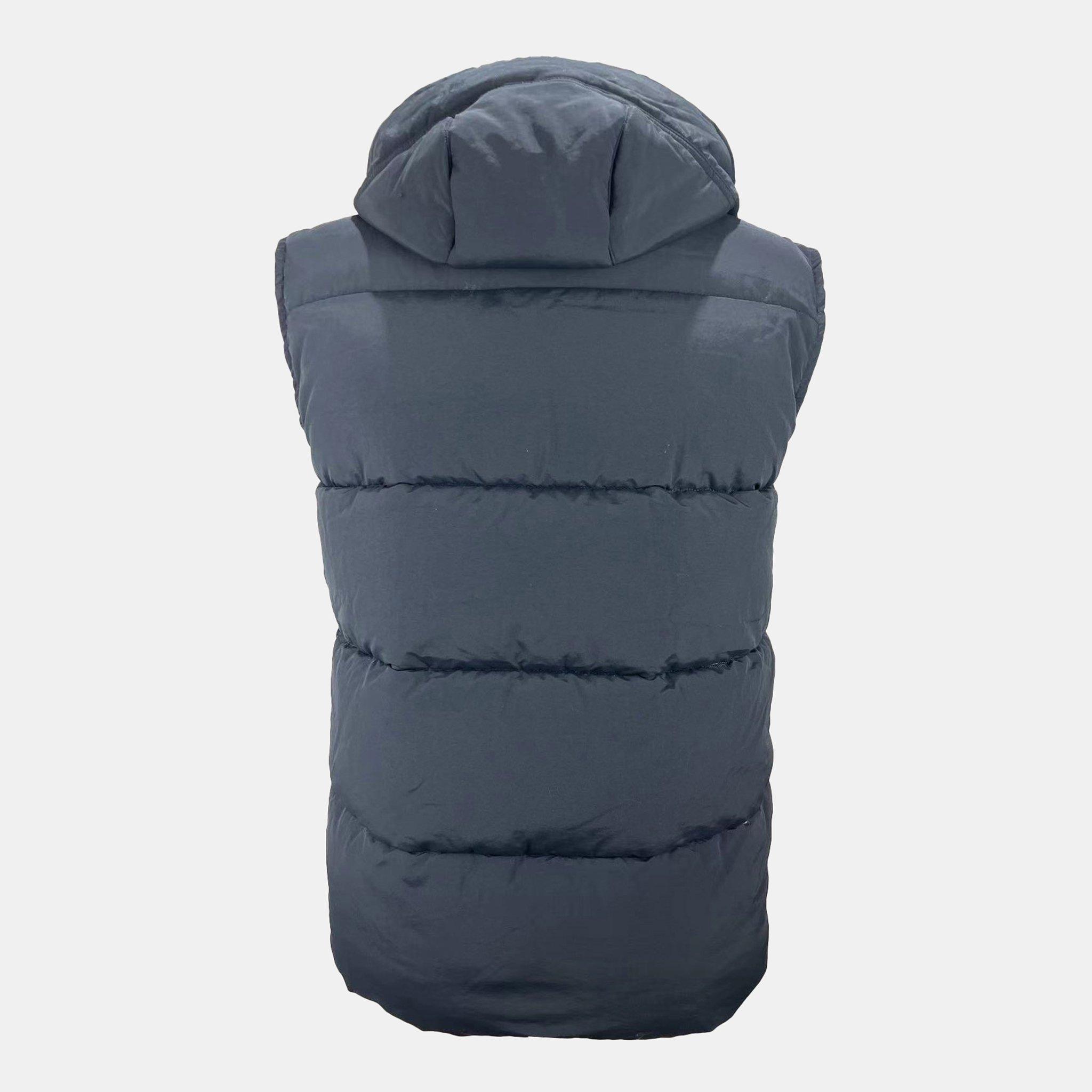 Black - Jack Wills - Men's Firstone Waterproof Detachable Hood Synthetic Fill Gilet - 2