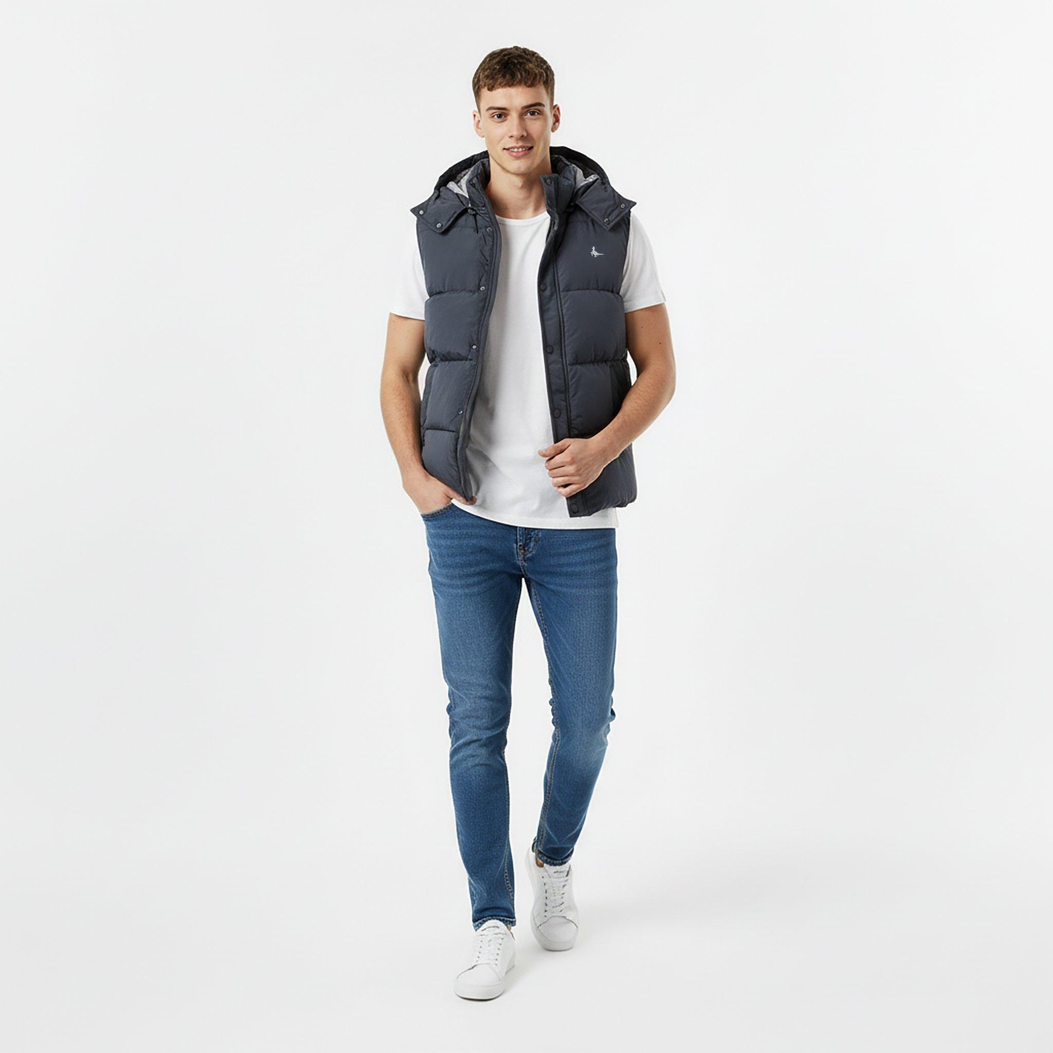 Jack Wills Men's Firstone Waterproof Detachable Hood Synthetic