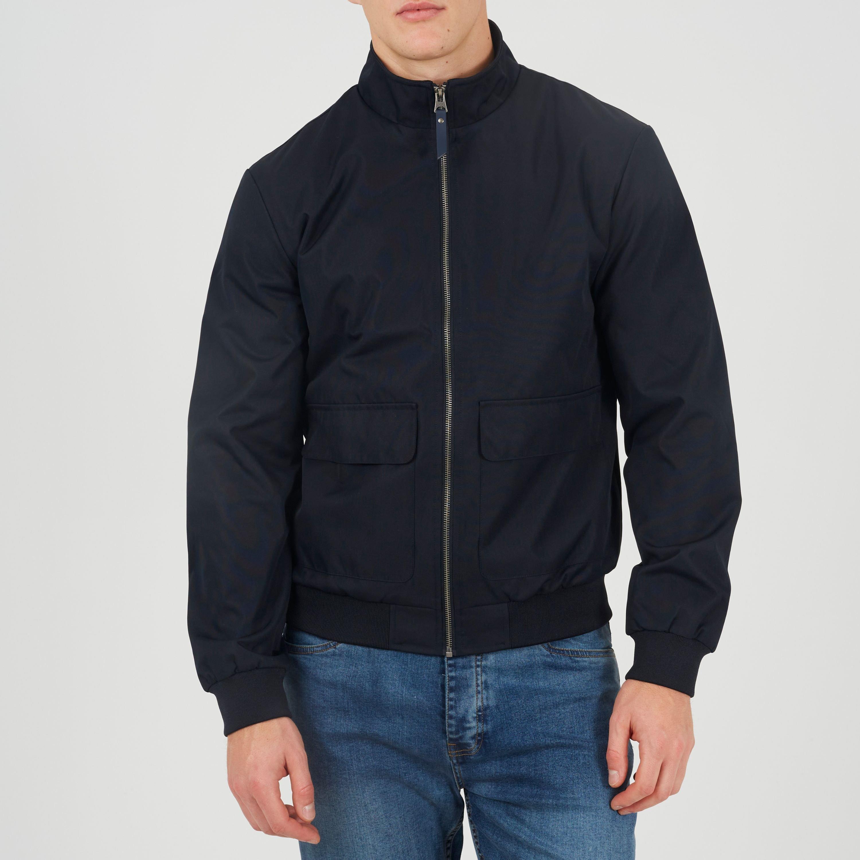 Navy - Brave Soul - Men's Bomber Jacket - 3