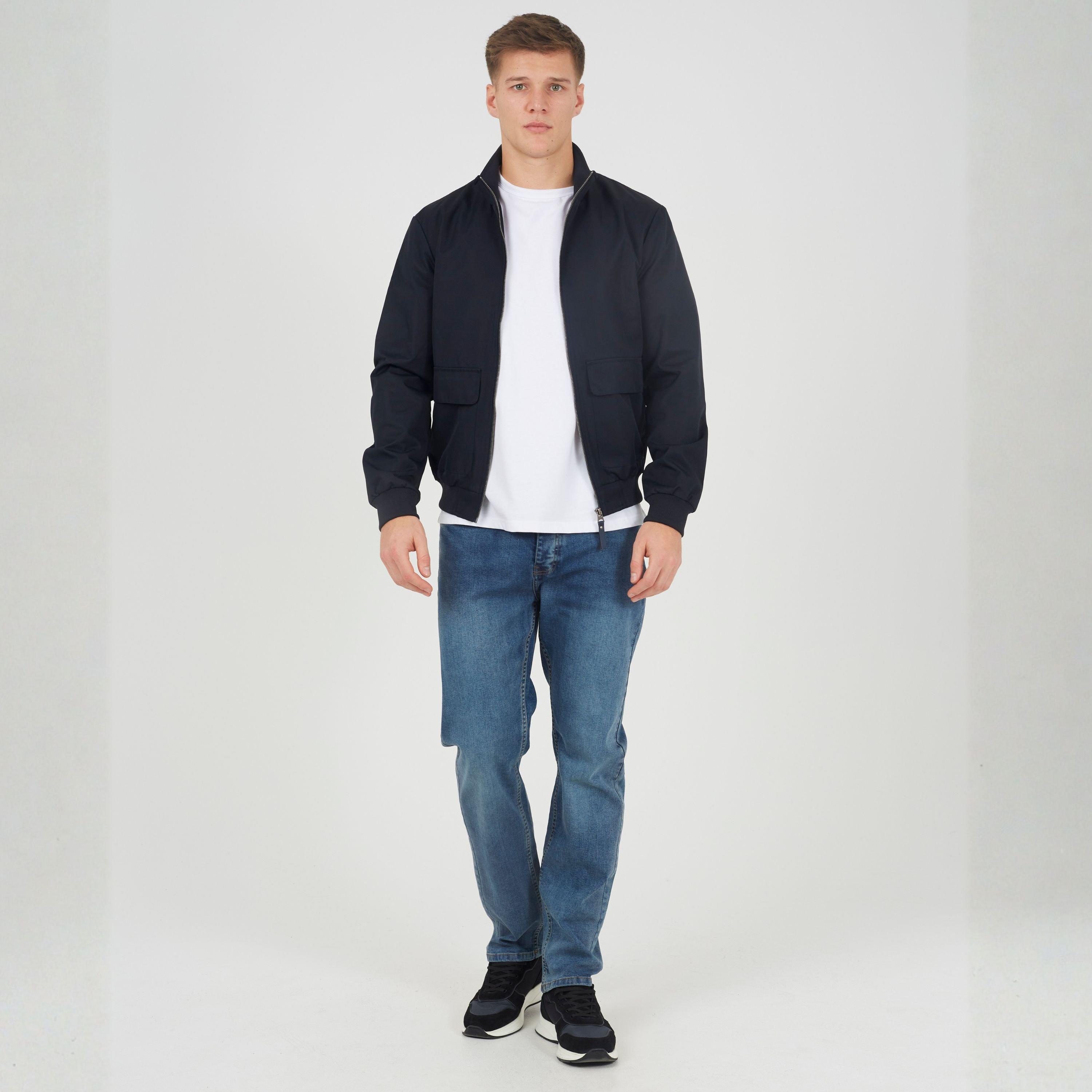 Azul Marinho - Brave Soul - Men's Bomber Jacket - 4