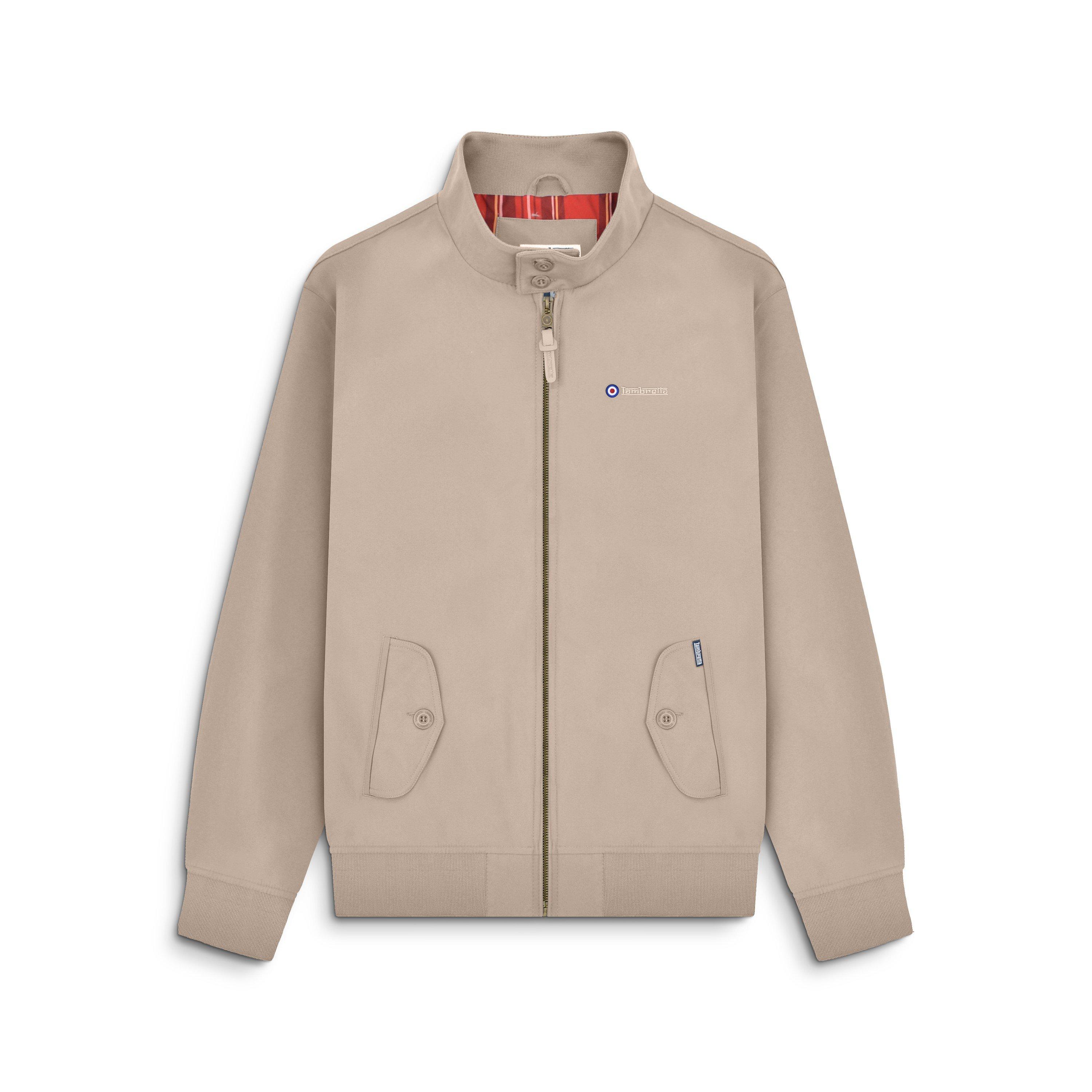 Stone - Lambretta - Shower Resistant Harrington Bomber Jacket - 2